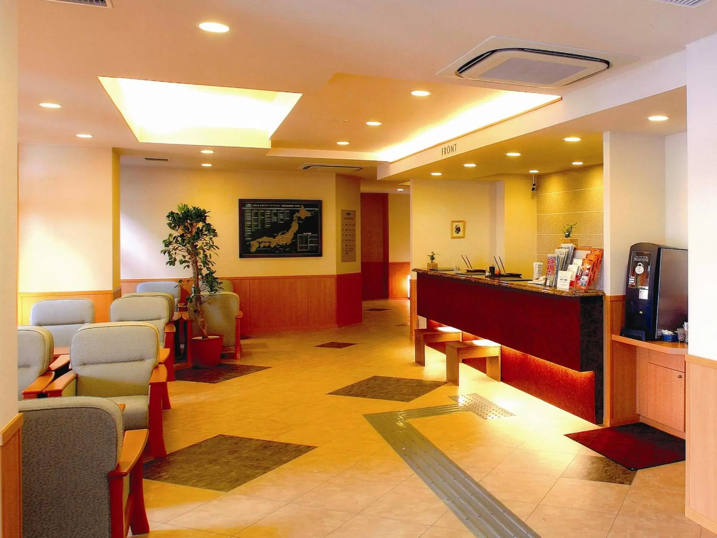 Lobby or reception, Lobby/Reception in Hotel Route-Inn Niigata Kencho-minami