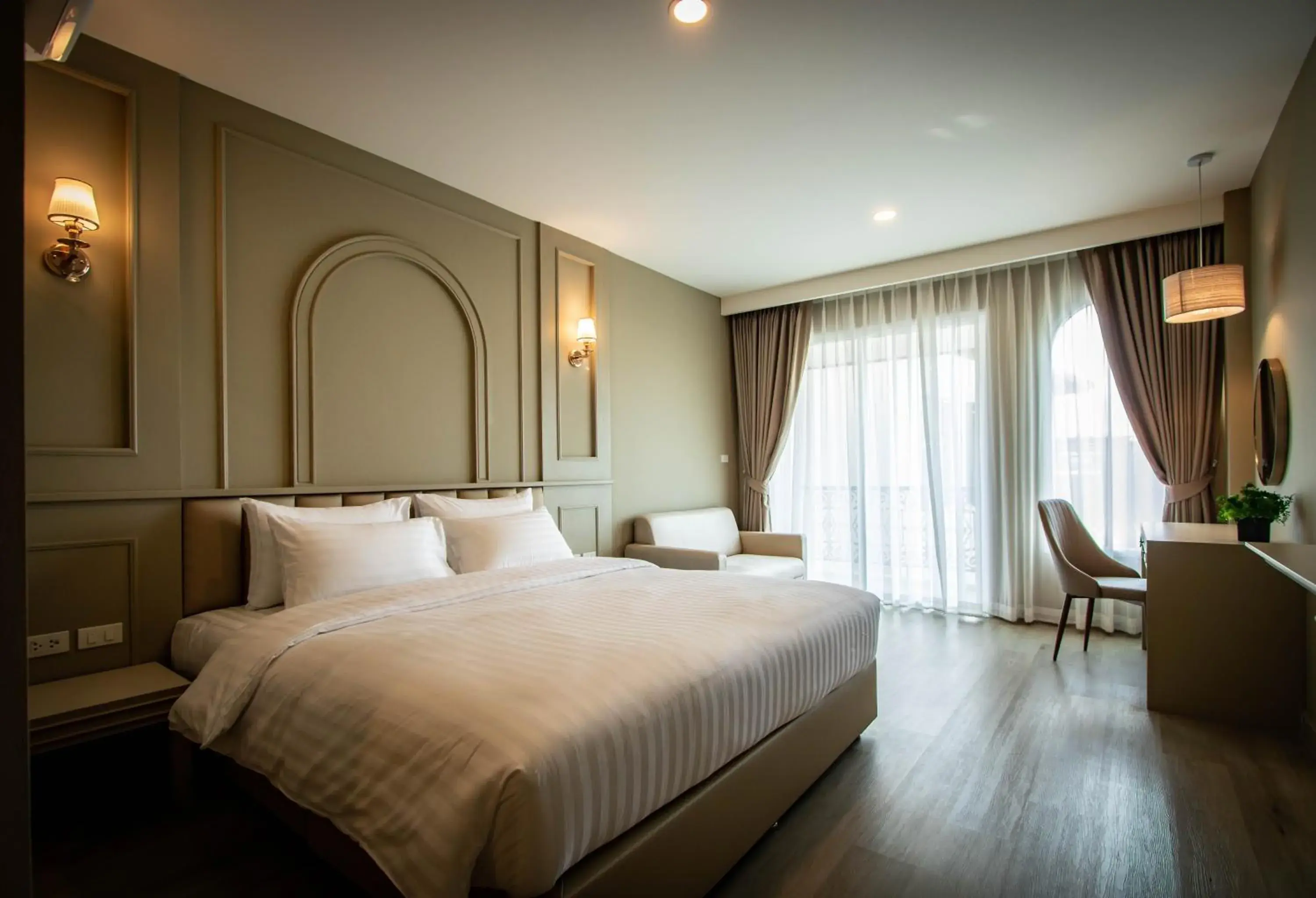 Bed in Eurana Boutique Hotel