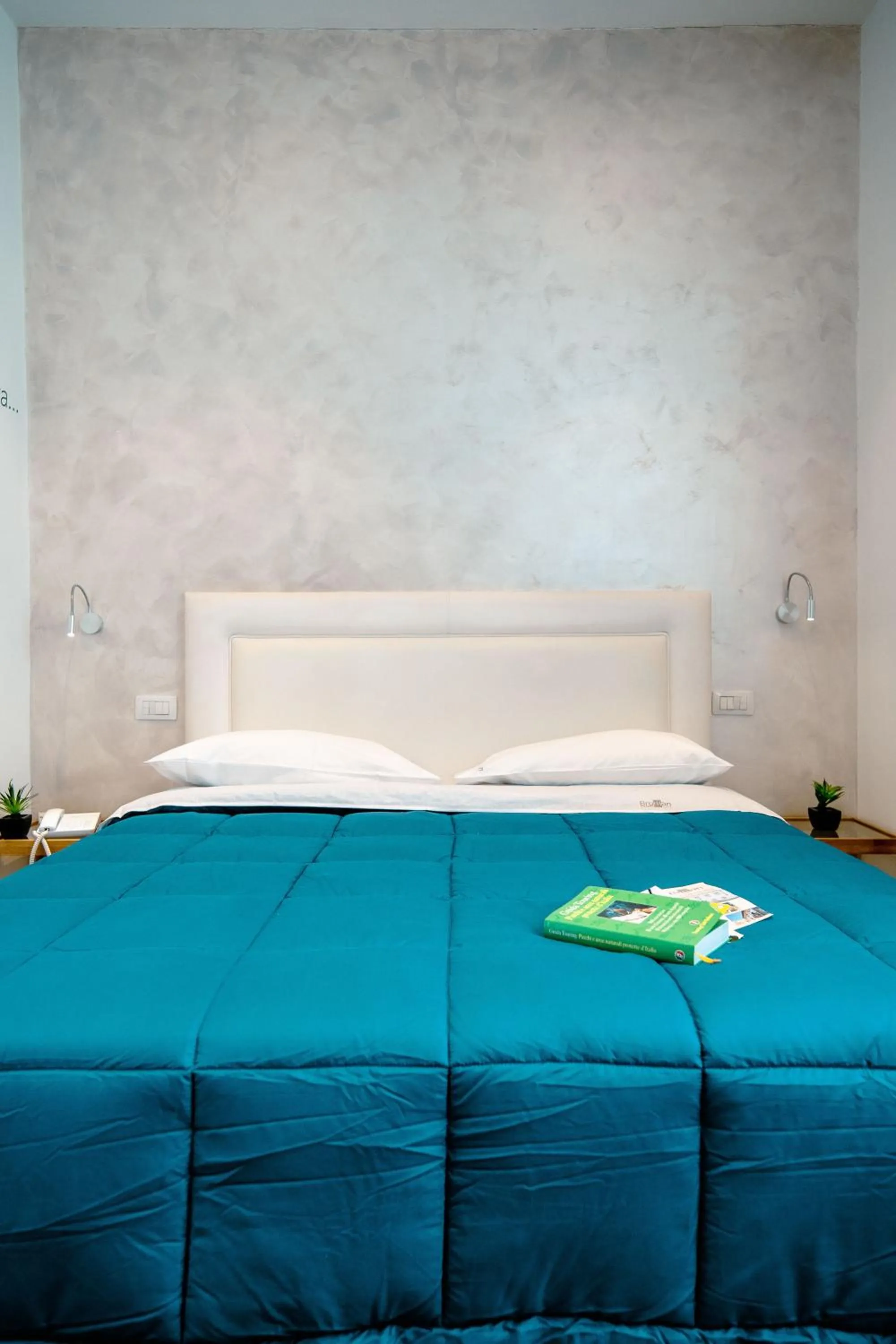 Bed in Hotel Bruman Salerno