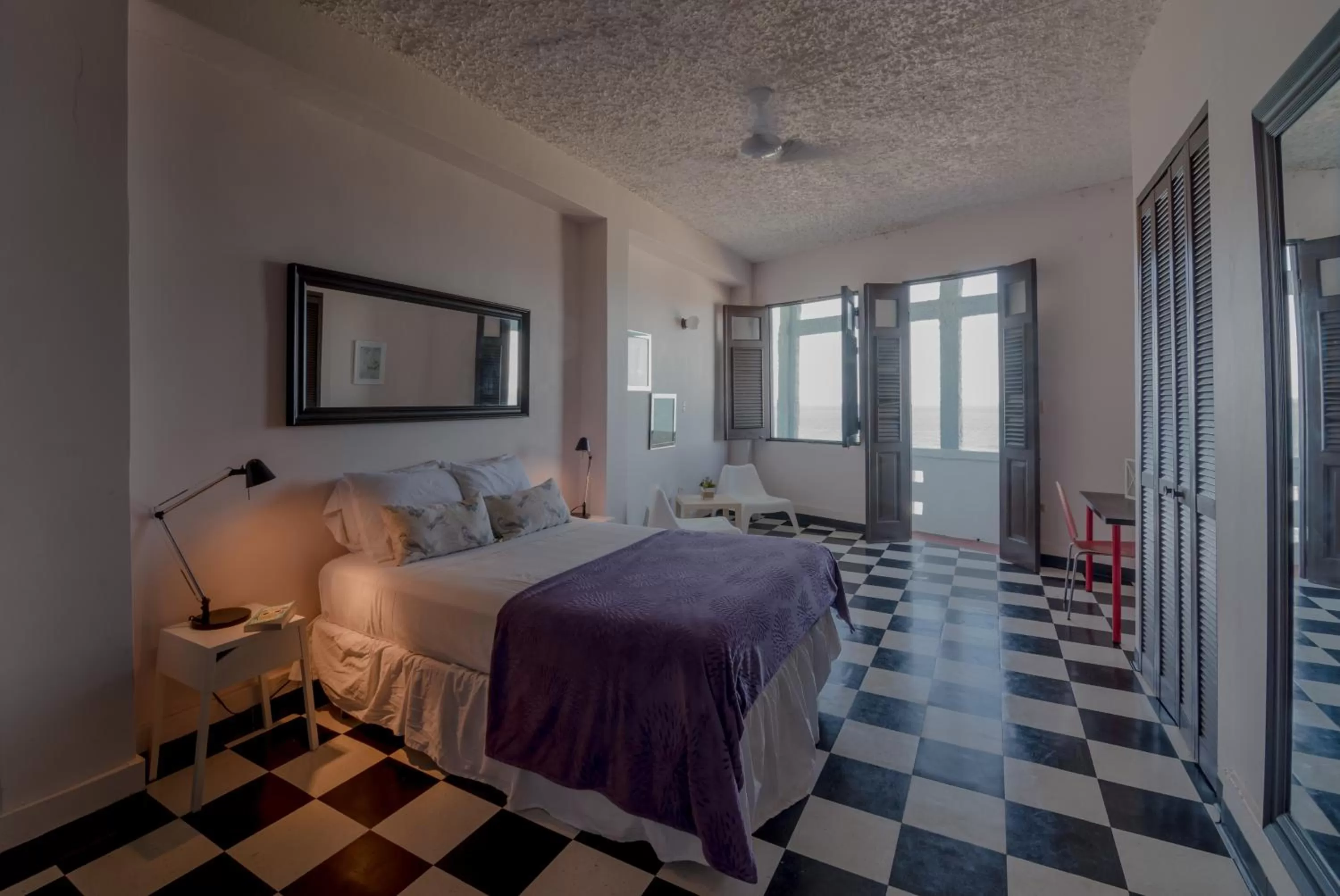 Day, Bed in La Capitana Old San Juan Building