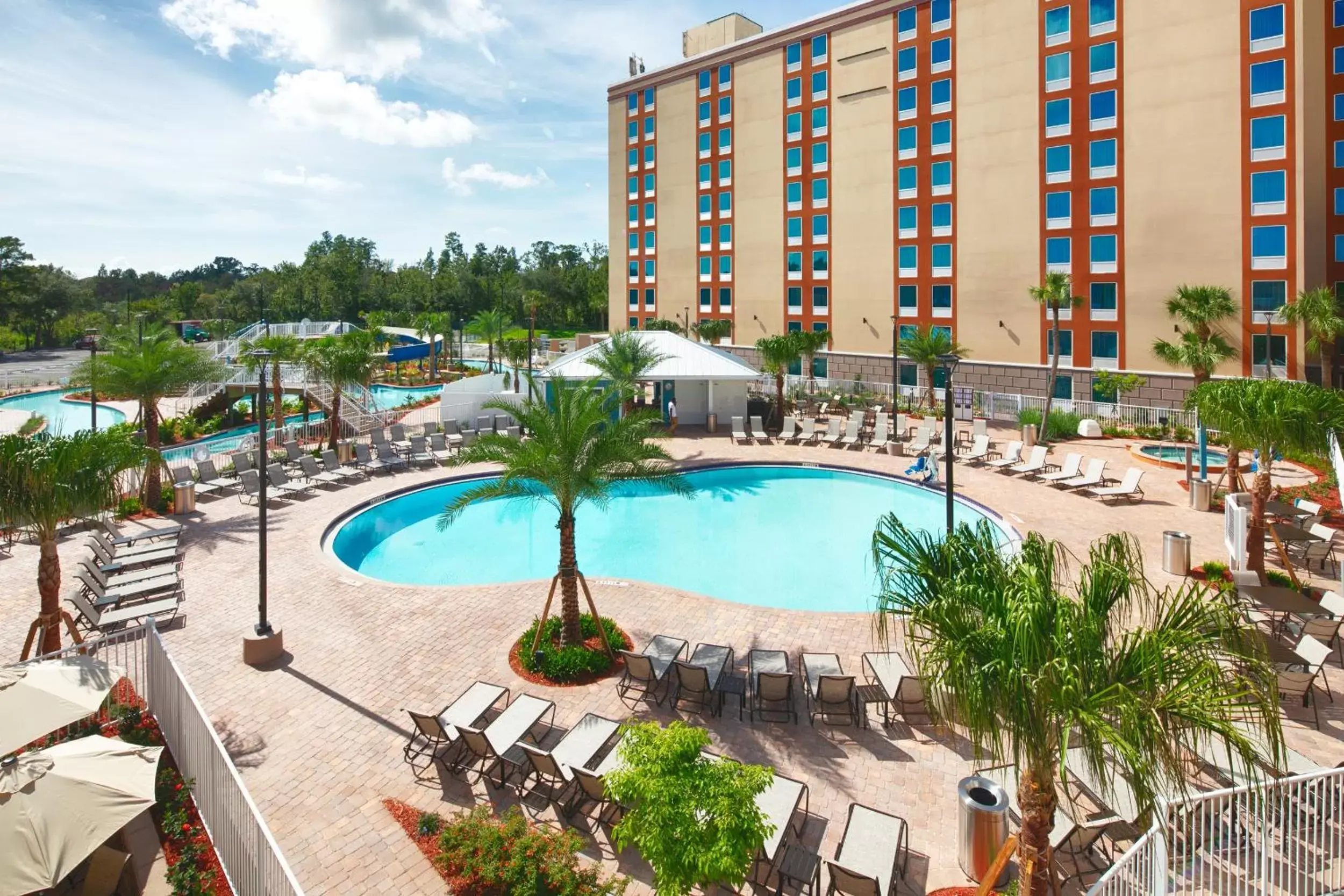 Pool View in Red Lion Hotel Orlando Lake Buena Vista South- Near Disney
