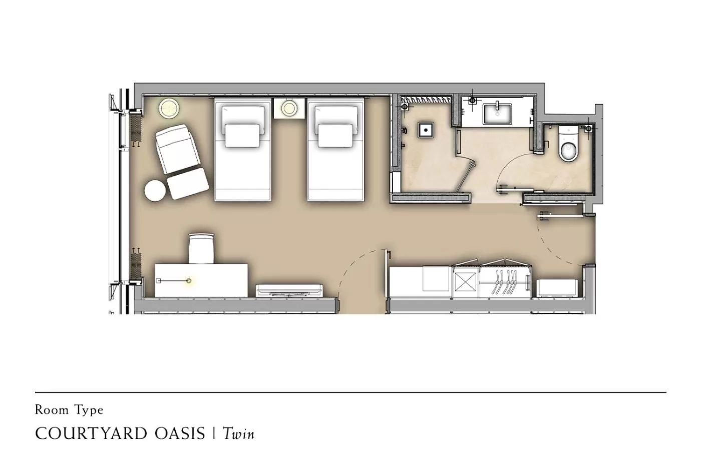 Floor plan in Pavilion Hotel Kuala Lumpur Managed by Banyan Tree