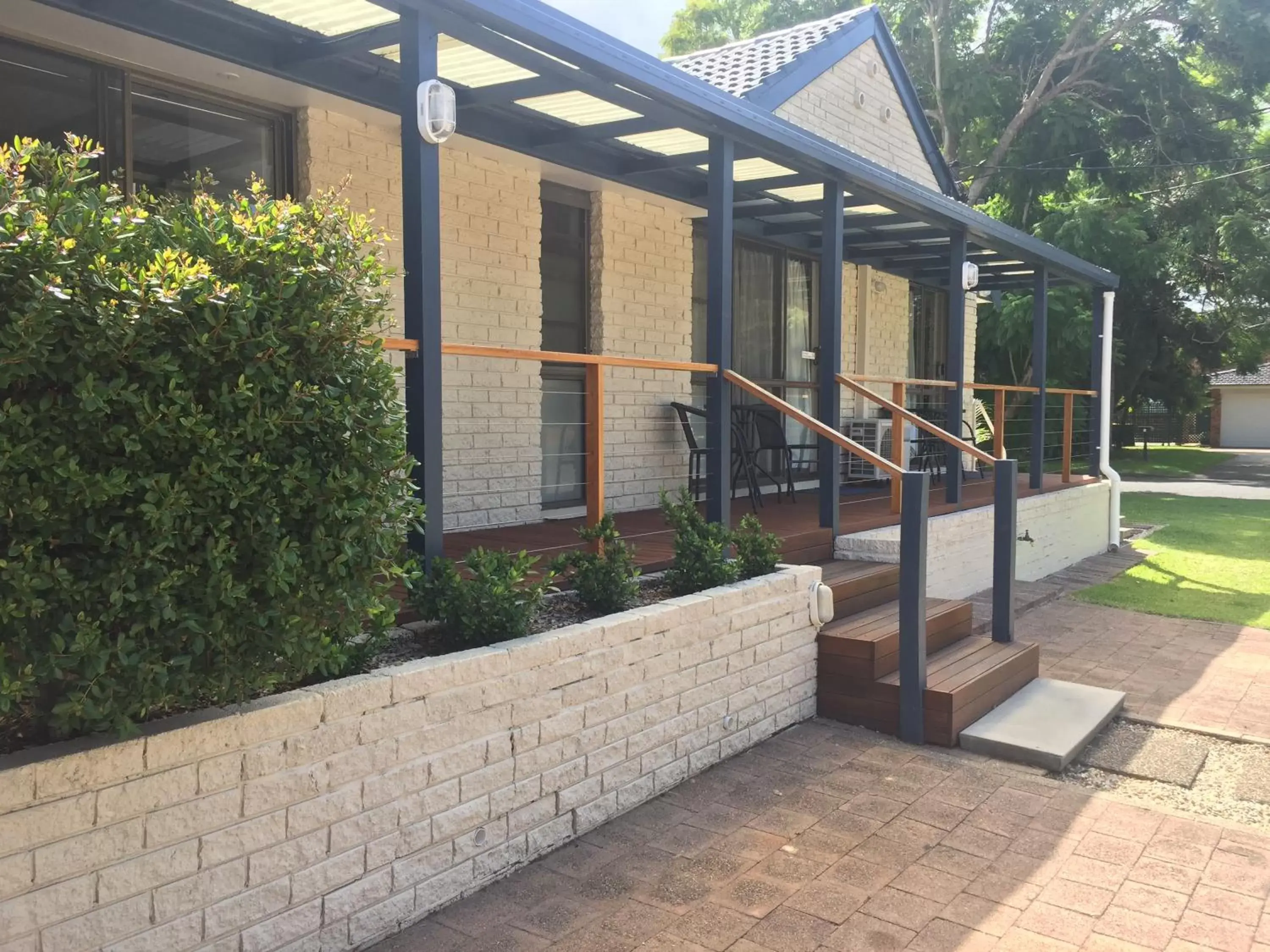 Patio in Narimba Motel