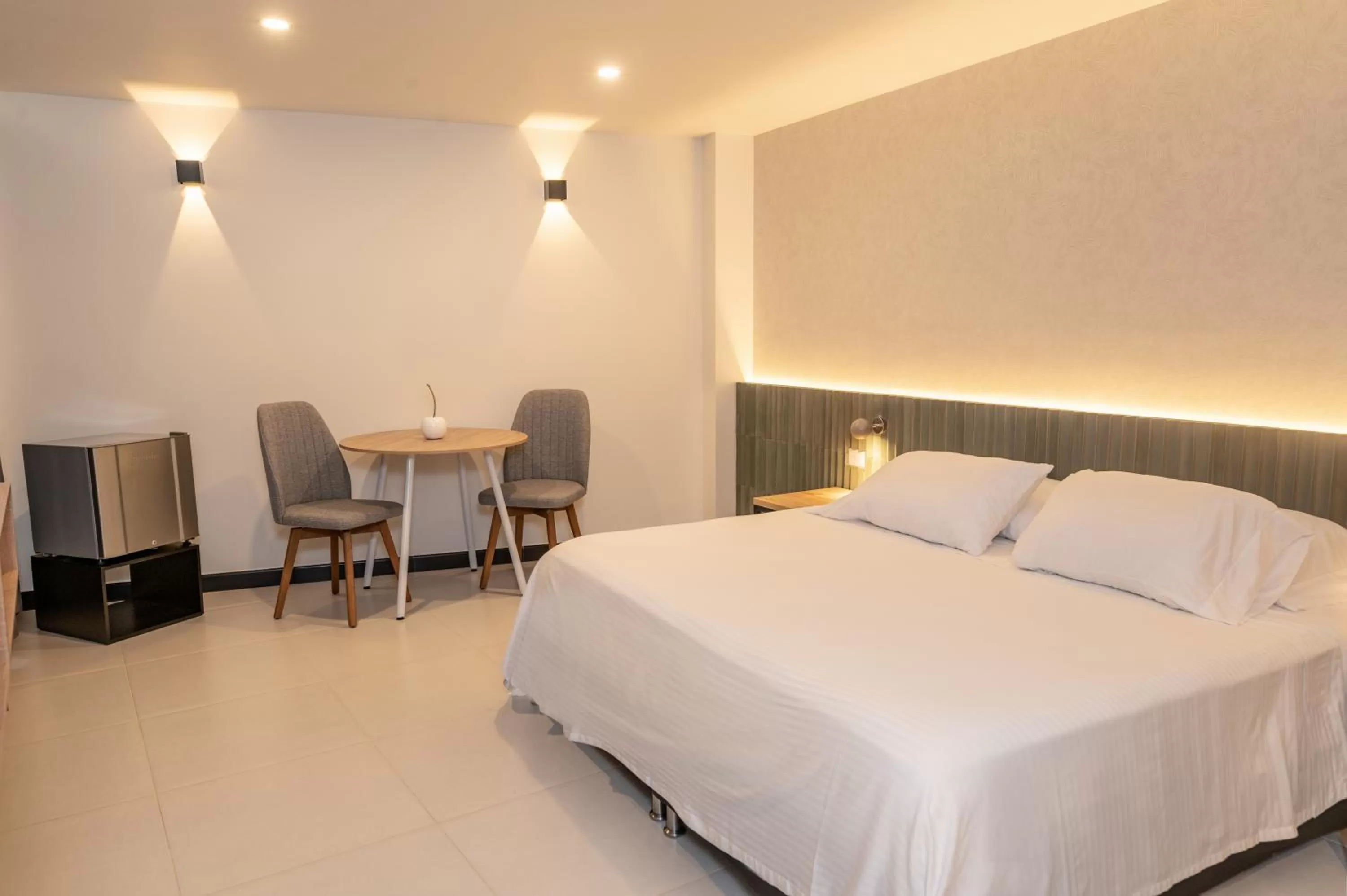 Bed in Hotel Principe