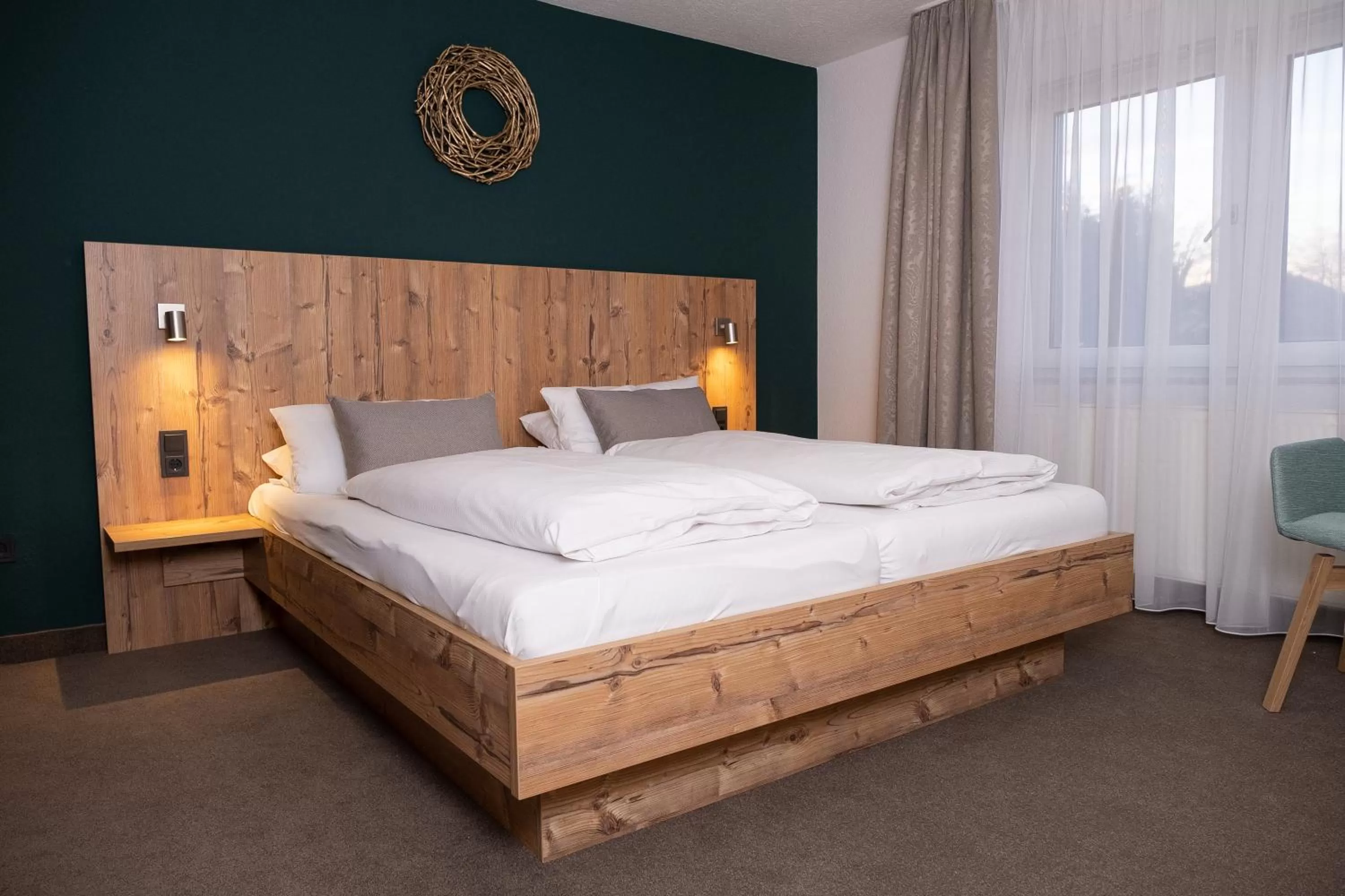Bed in Gasthaus Hotel Kranz