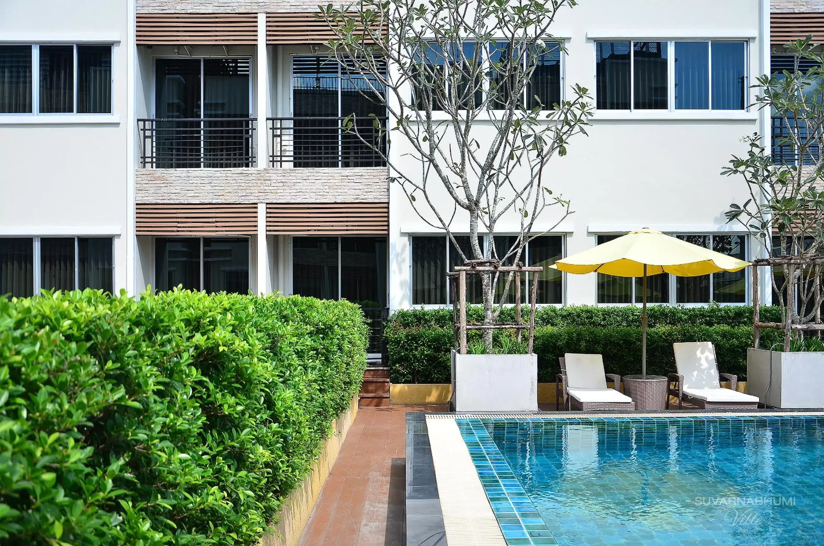 Property building, Swimming Pool in Suvarnabhumi Ville Airport Hotel