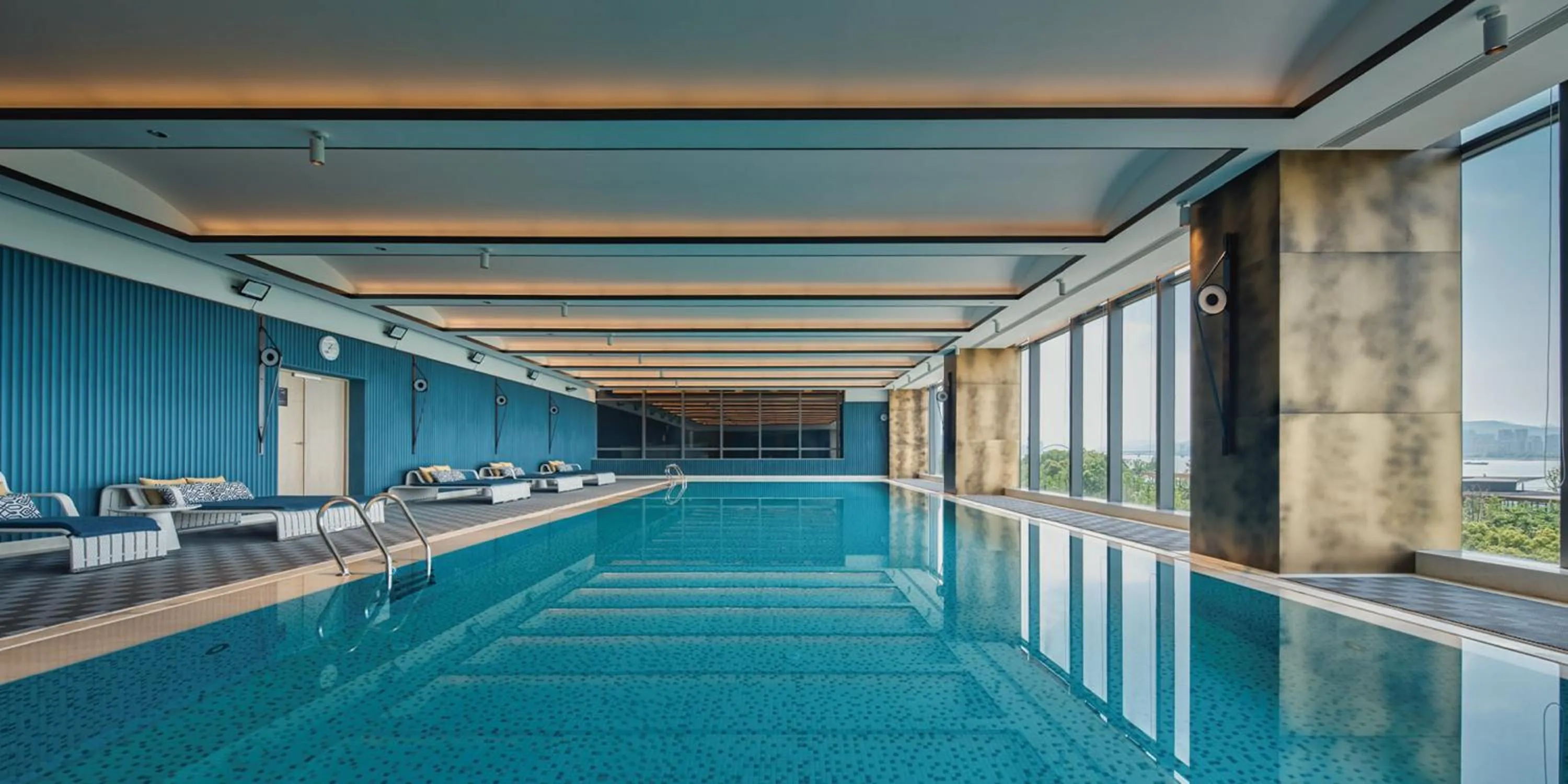 Swimming pool in Crowne Plaza Hangzhou Riverside by IHG