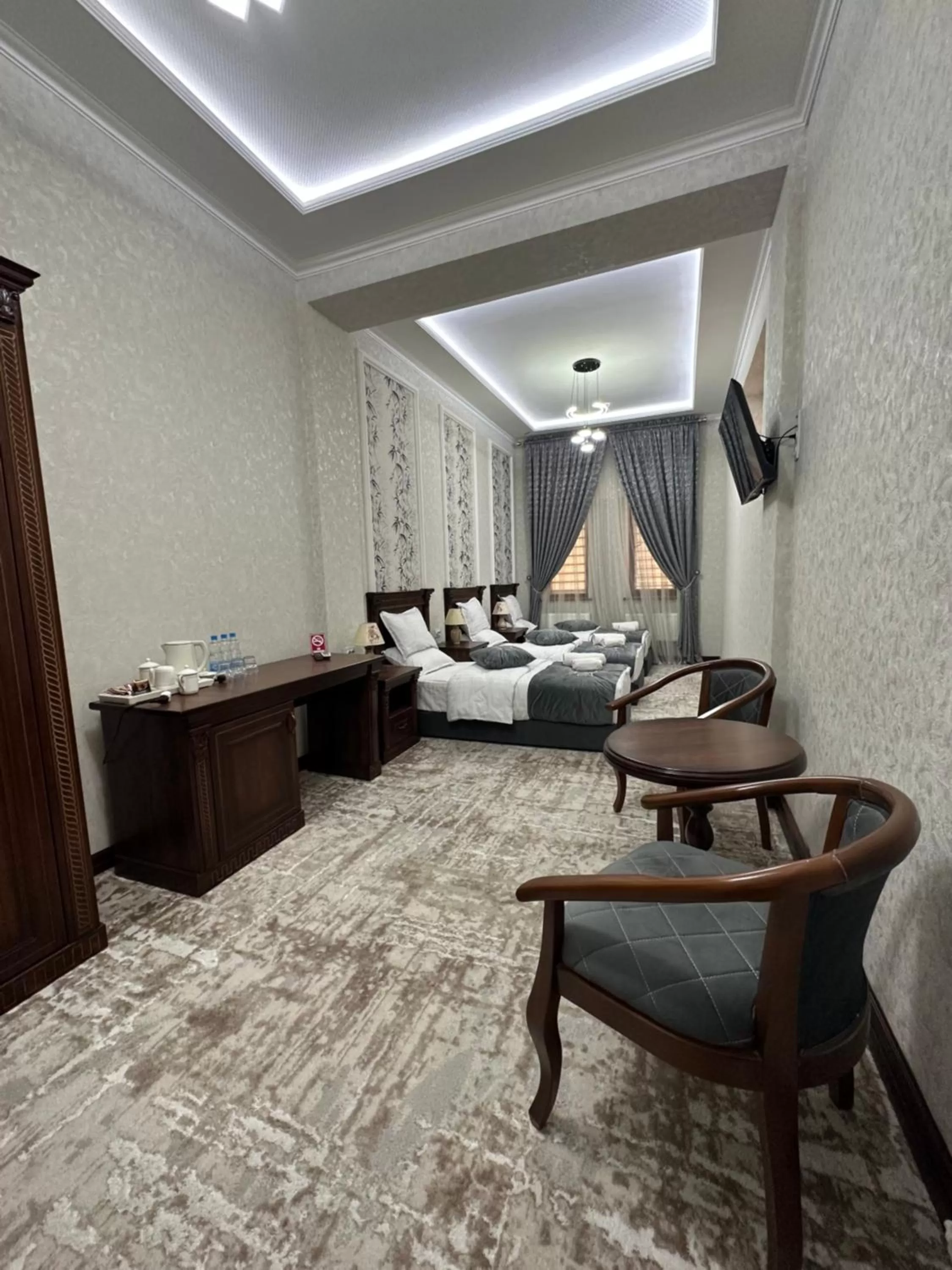 Bed in Medina Hotel Samarkand