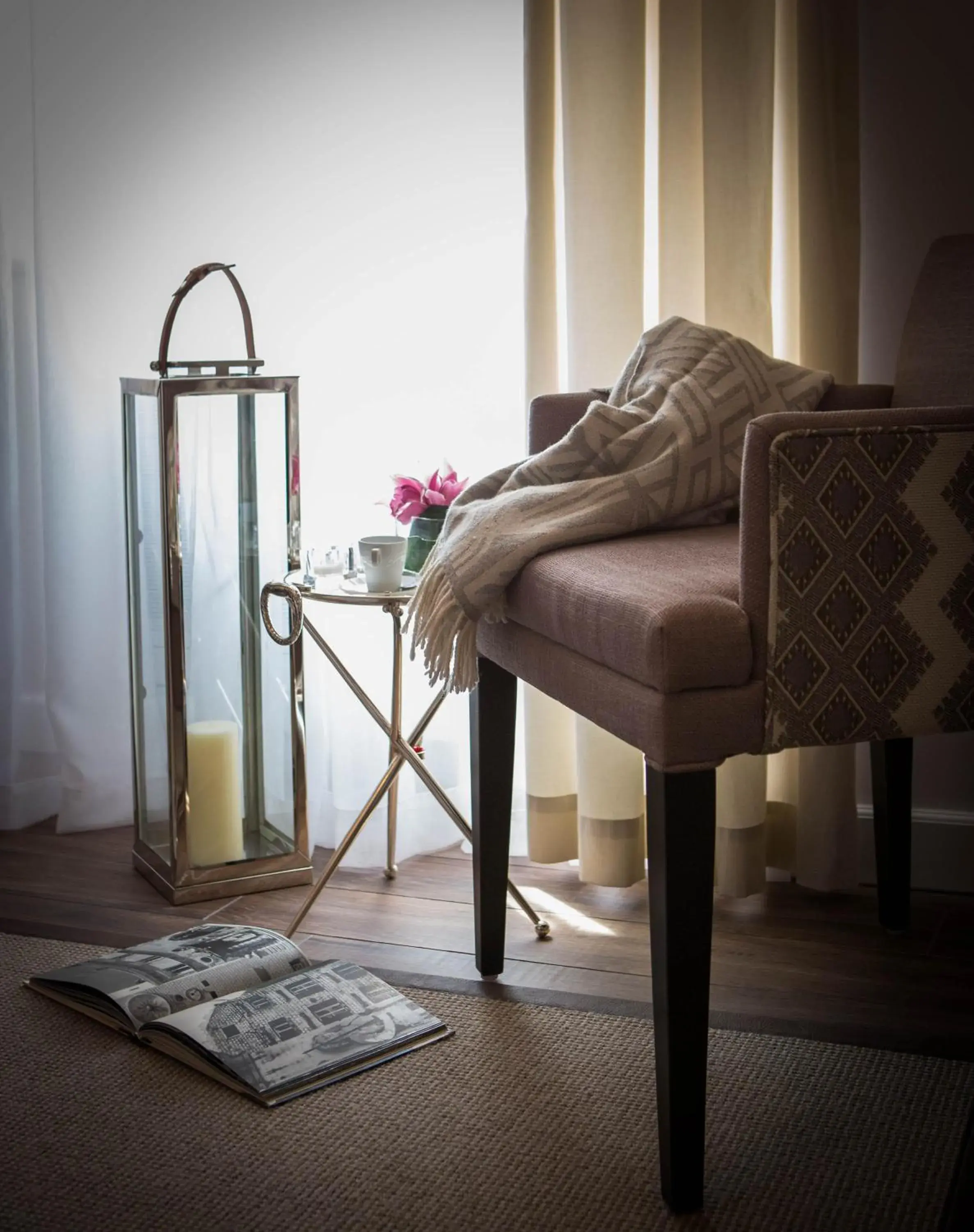 Decorative detail, Seating Area in Boutique Hotel Stari Grad