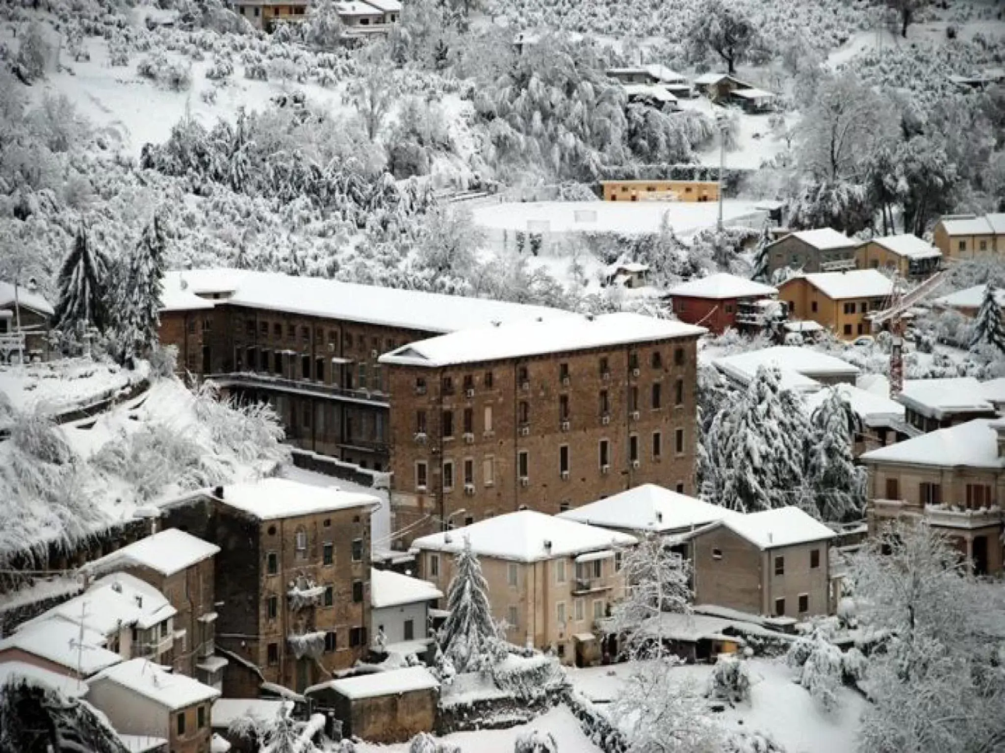 Area and facilities, Winter in Hotel Il Cavalier D'Arpino