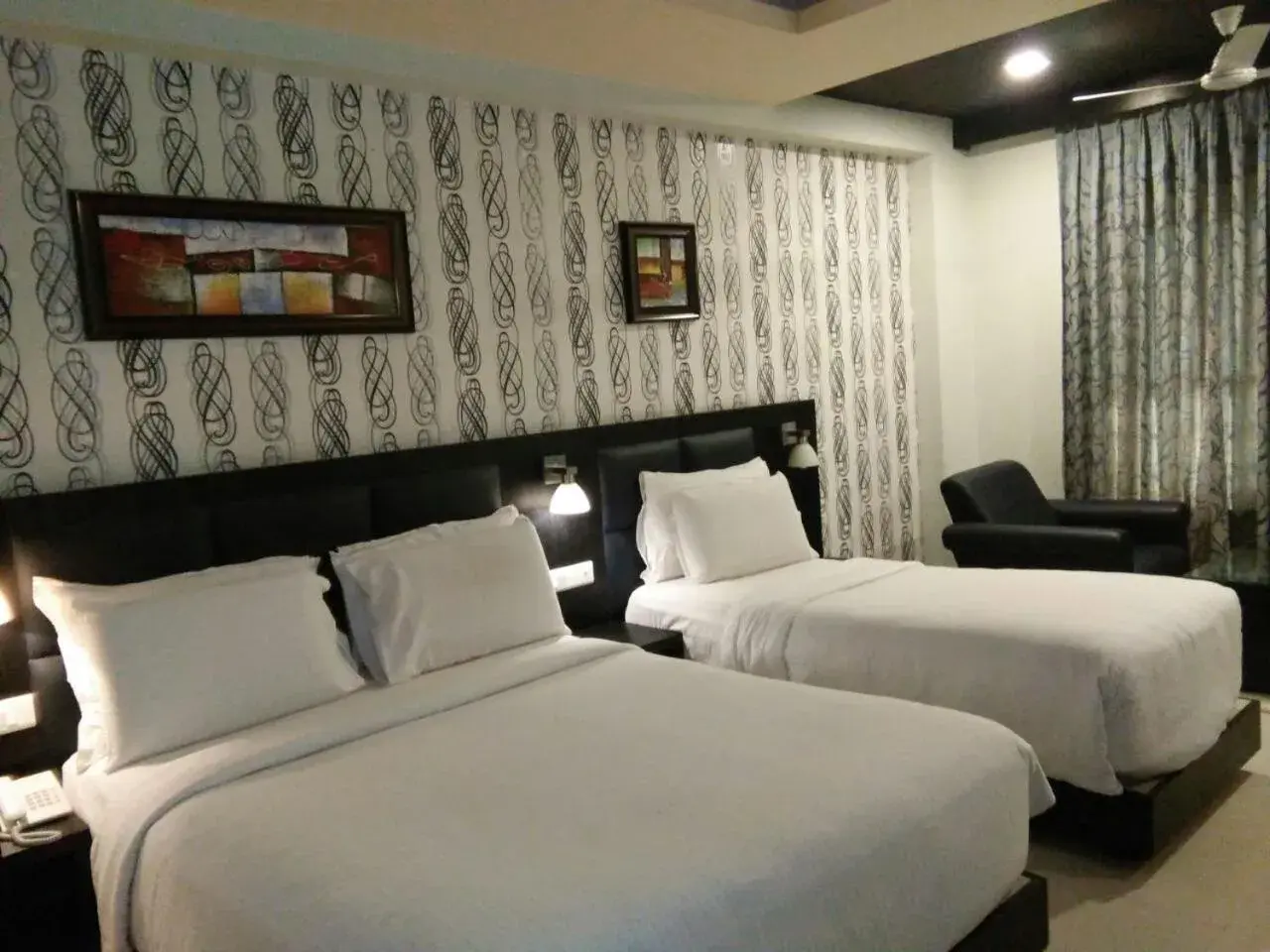 Bed in Pride Ananya Resort Puri