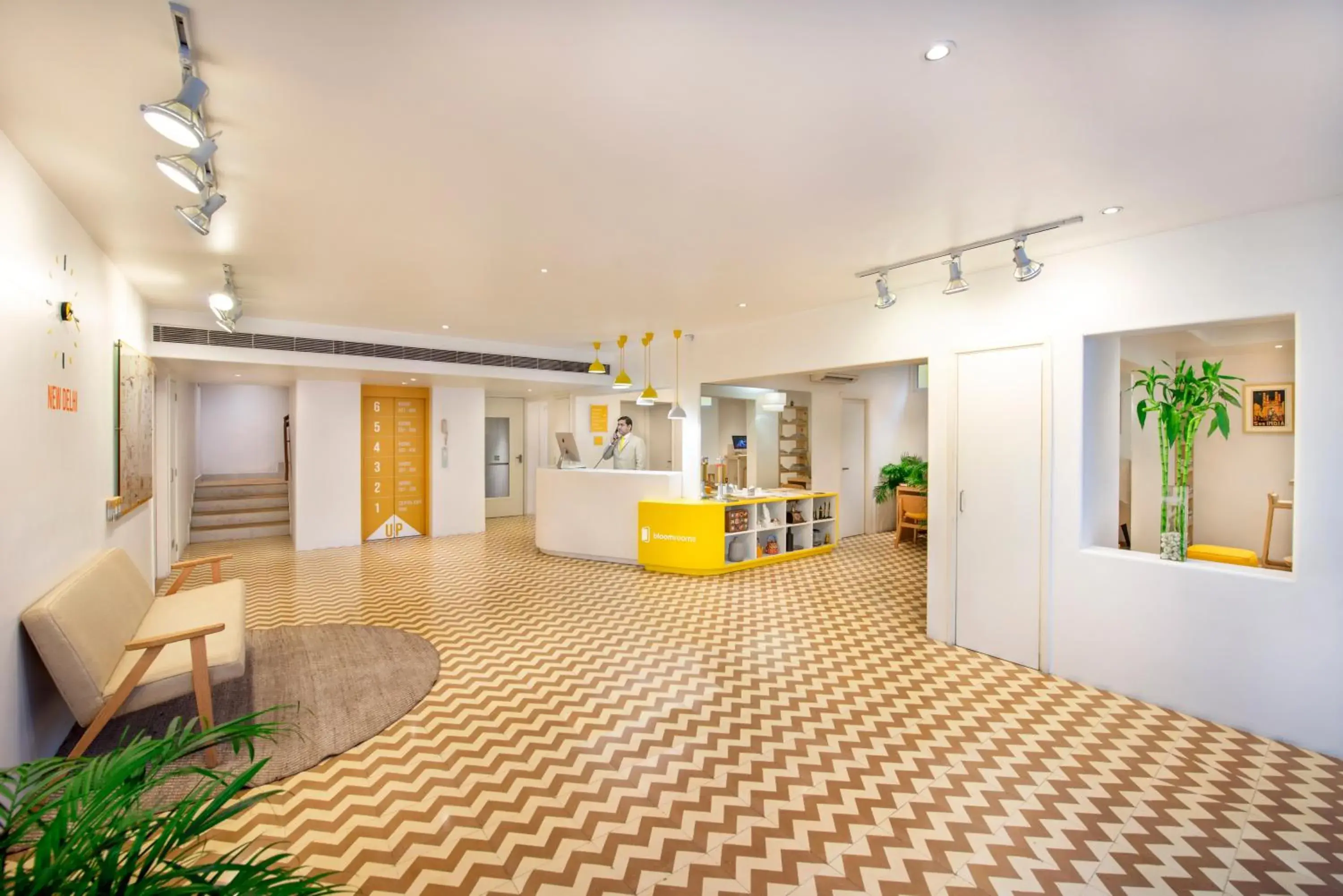 Lobby or reception in bloomrooms @ Janpath Lobby or reception in bloomrooms @ Janpath