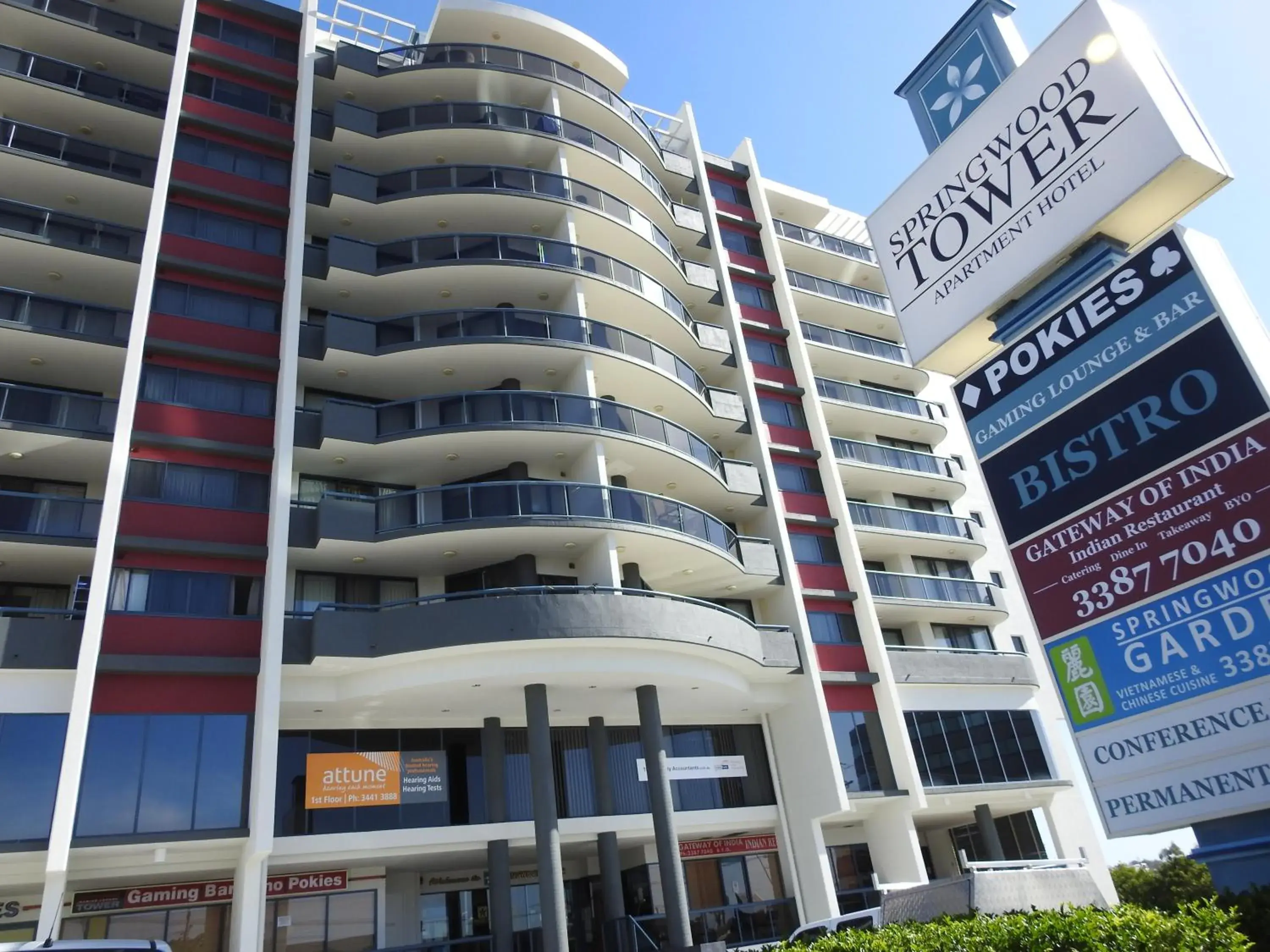 Facade/entrance, Property Building in Springwood Tower Apartment Hotel