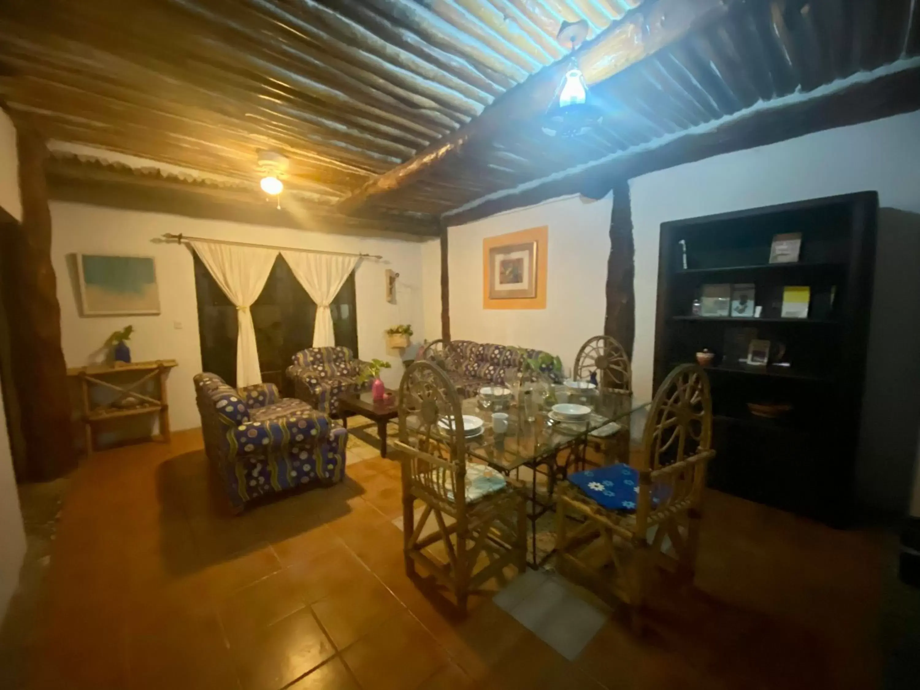 Living room, Seating Area in Casa Caribe Cancun