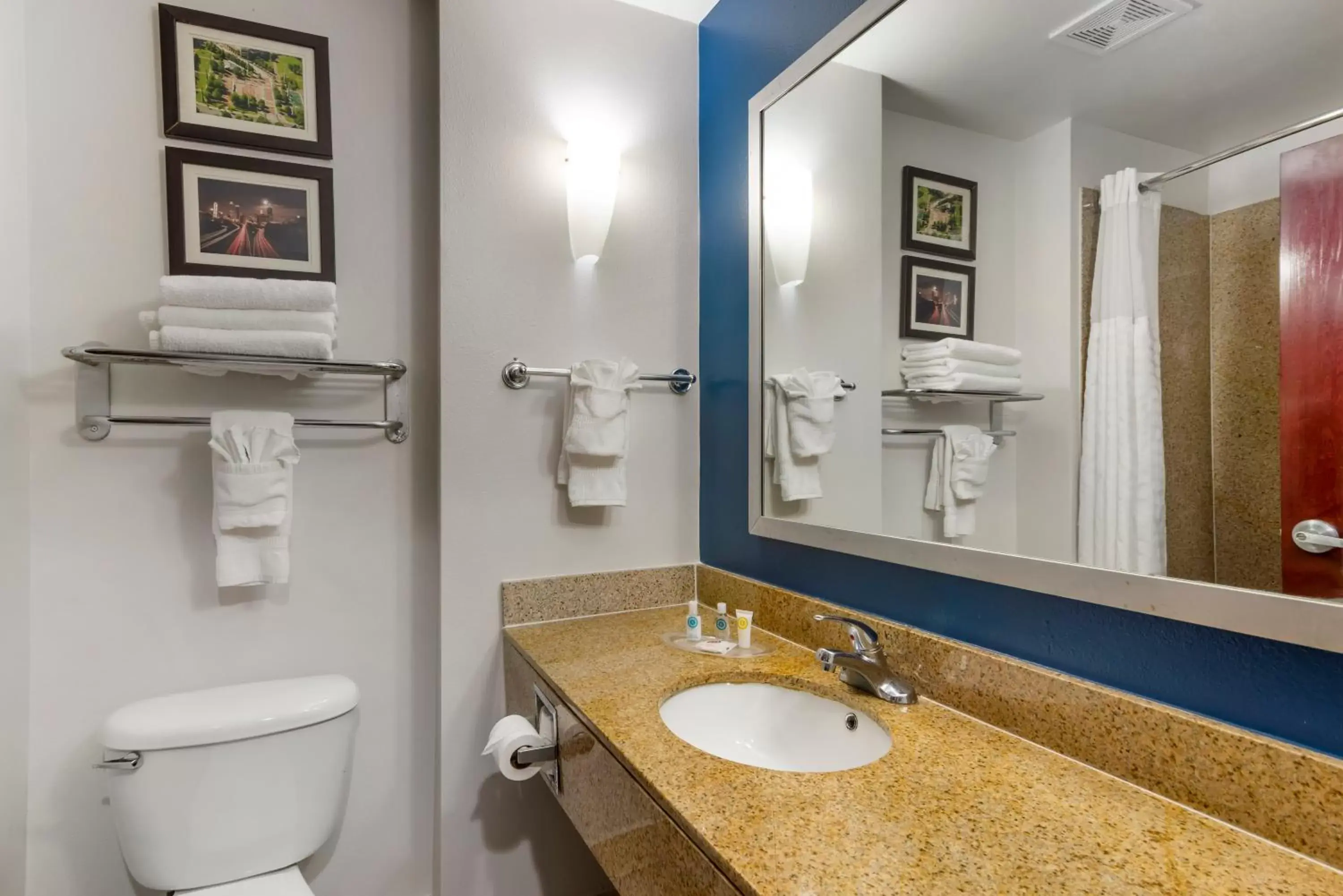 Toilet, Bathroom in Comfort Suites Atlanta Airport