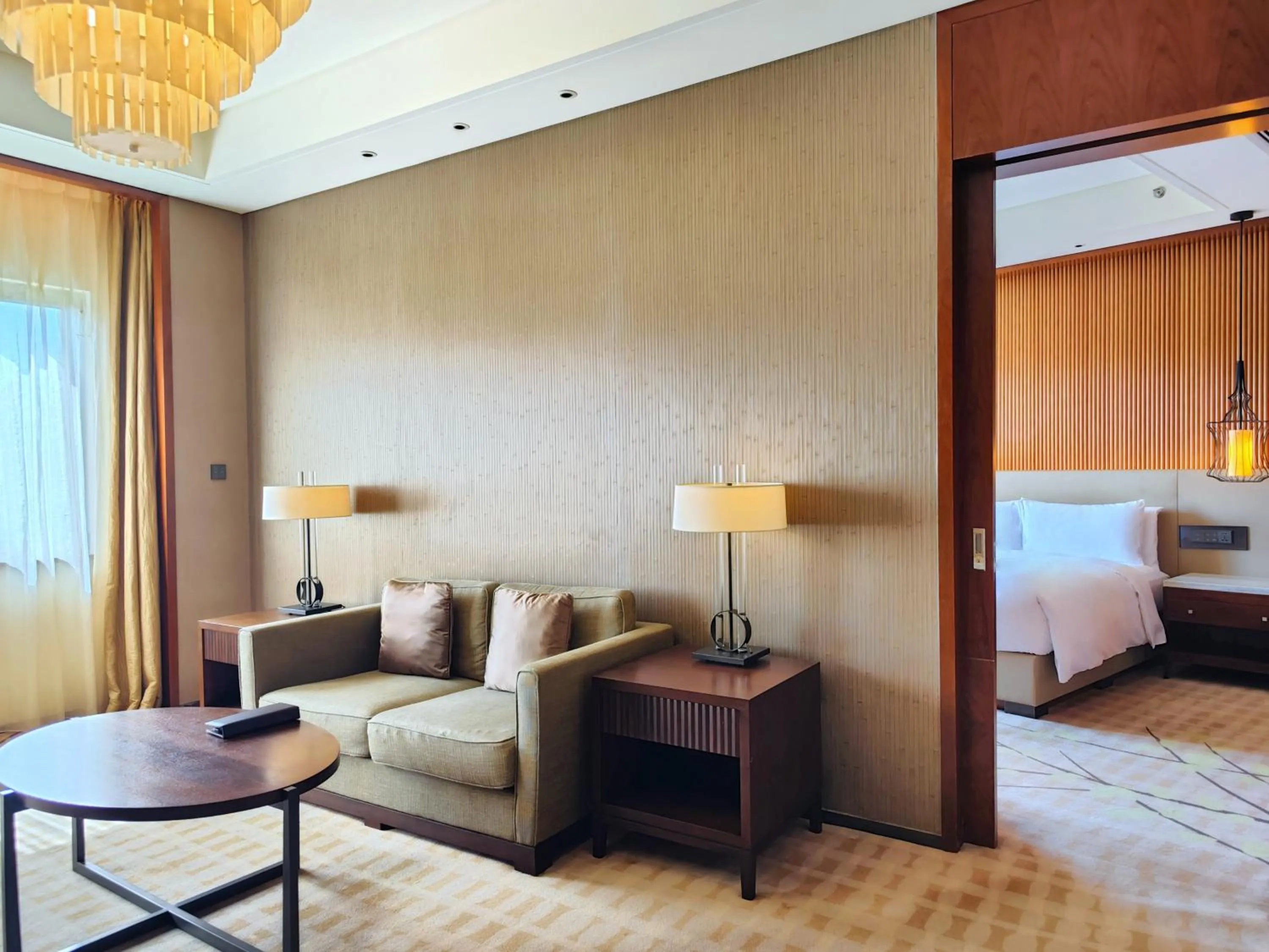 Living room, Bed in JW Marriott Hotel Zhejiang Anji