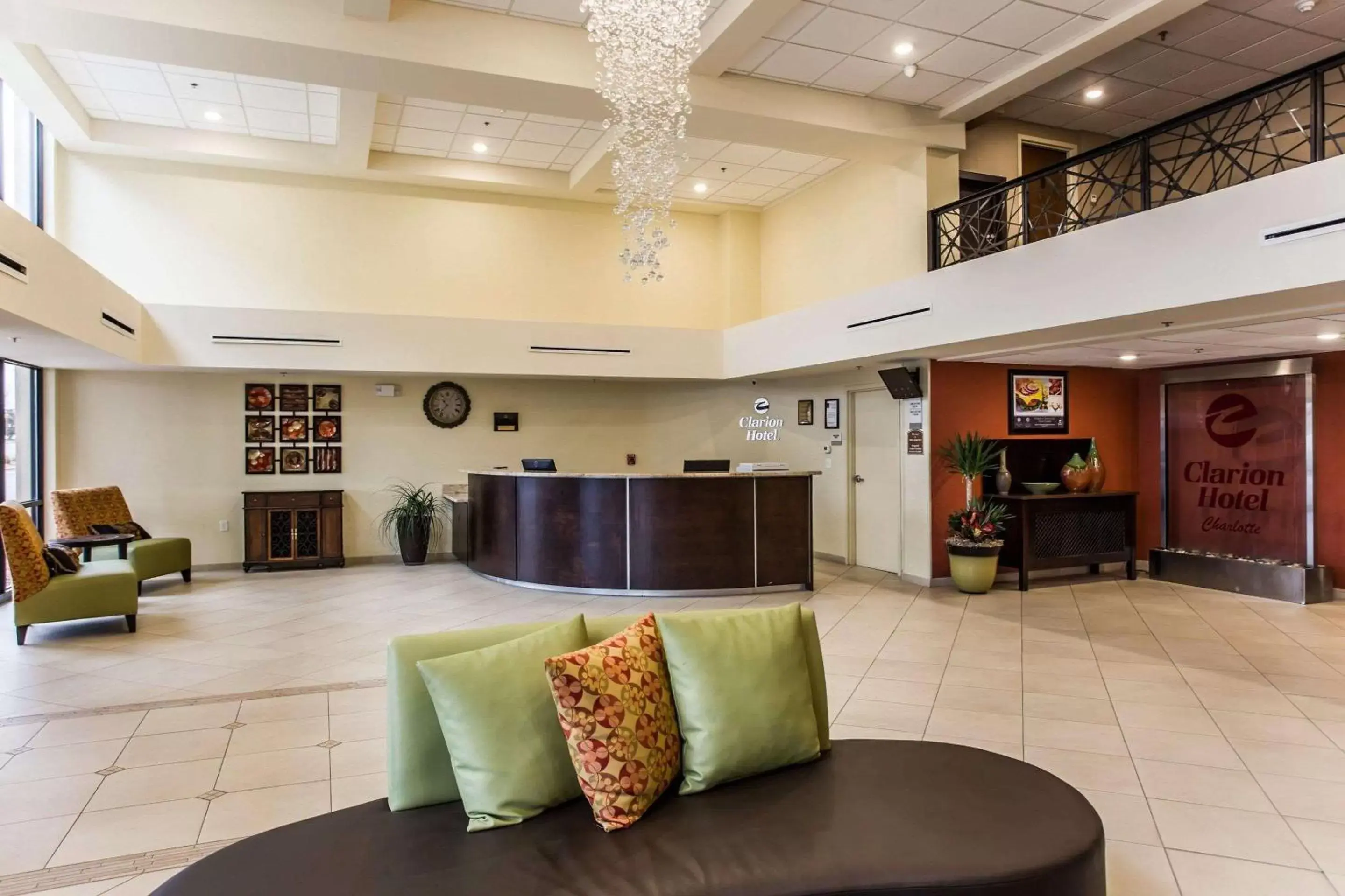 Lobby or reception, Lobby/Reception in Clarion Hotel Charlotte Airport & Conference Center