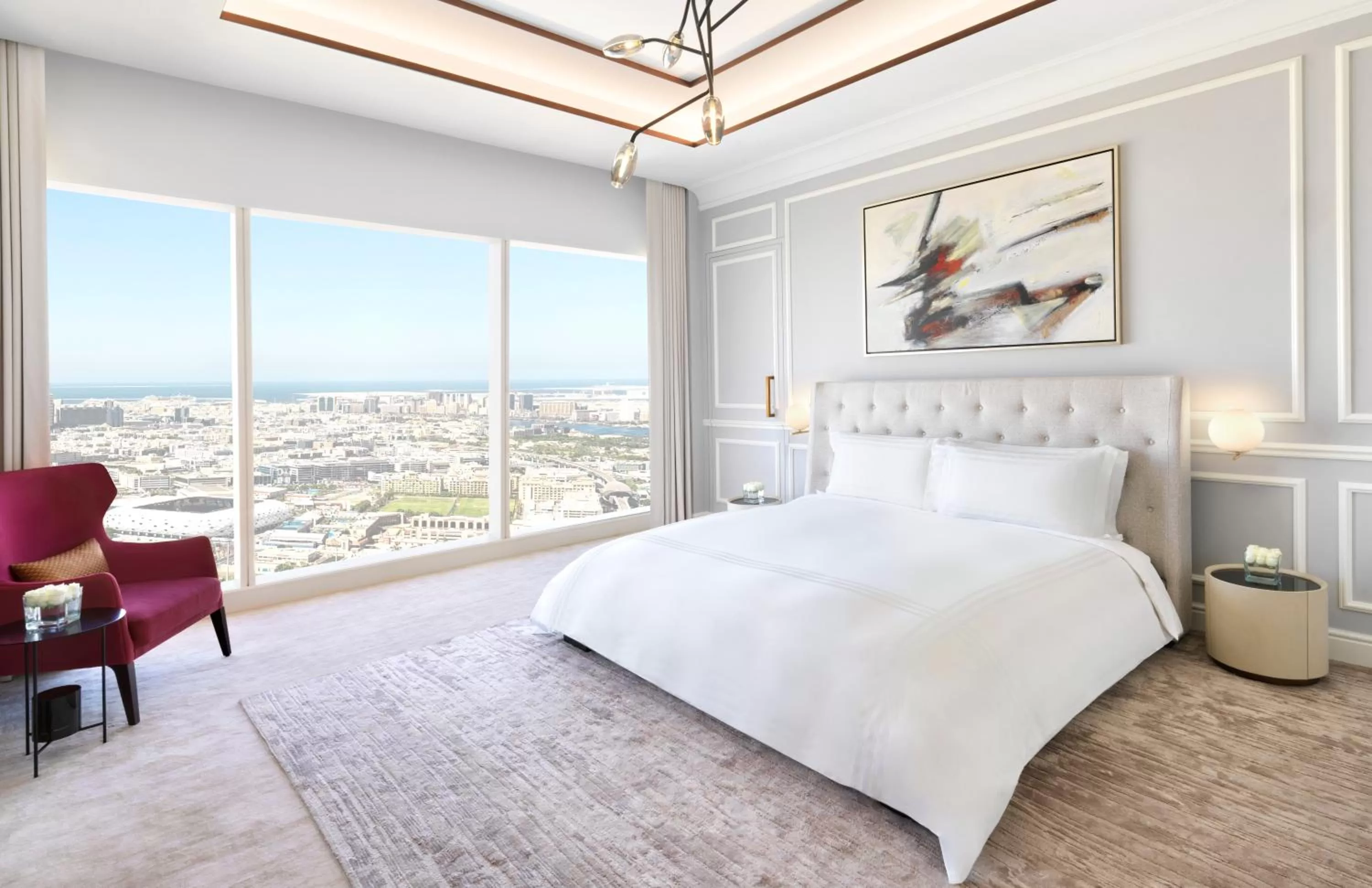 Bed in Sofitel Dubai The Obelisk