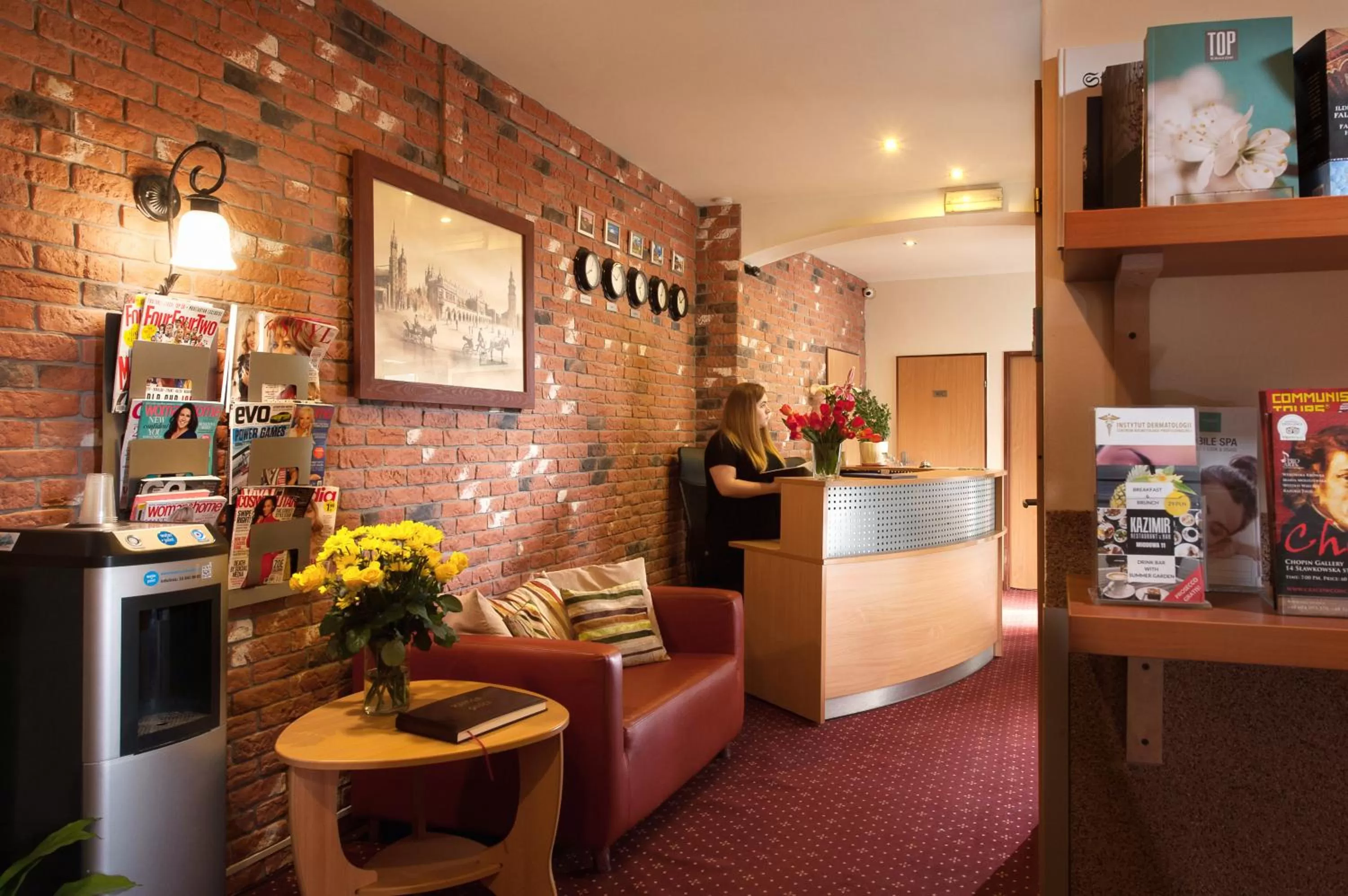 Lobby or reception in Mały Kraków Aparthotel