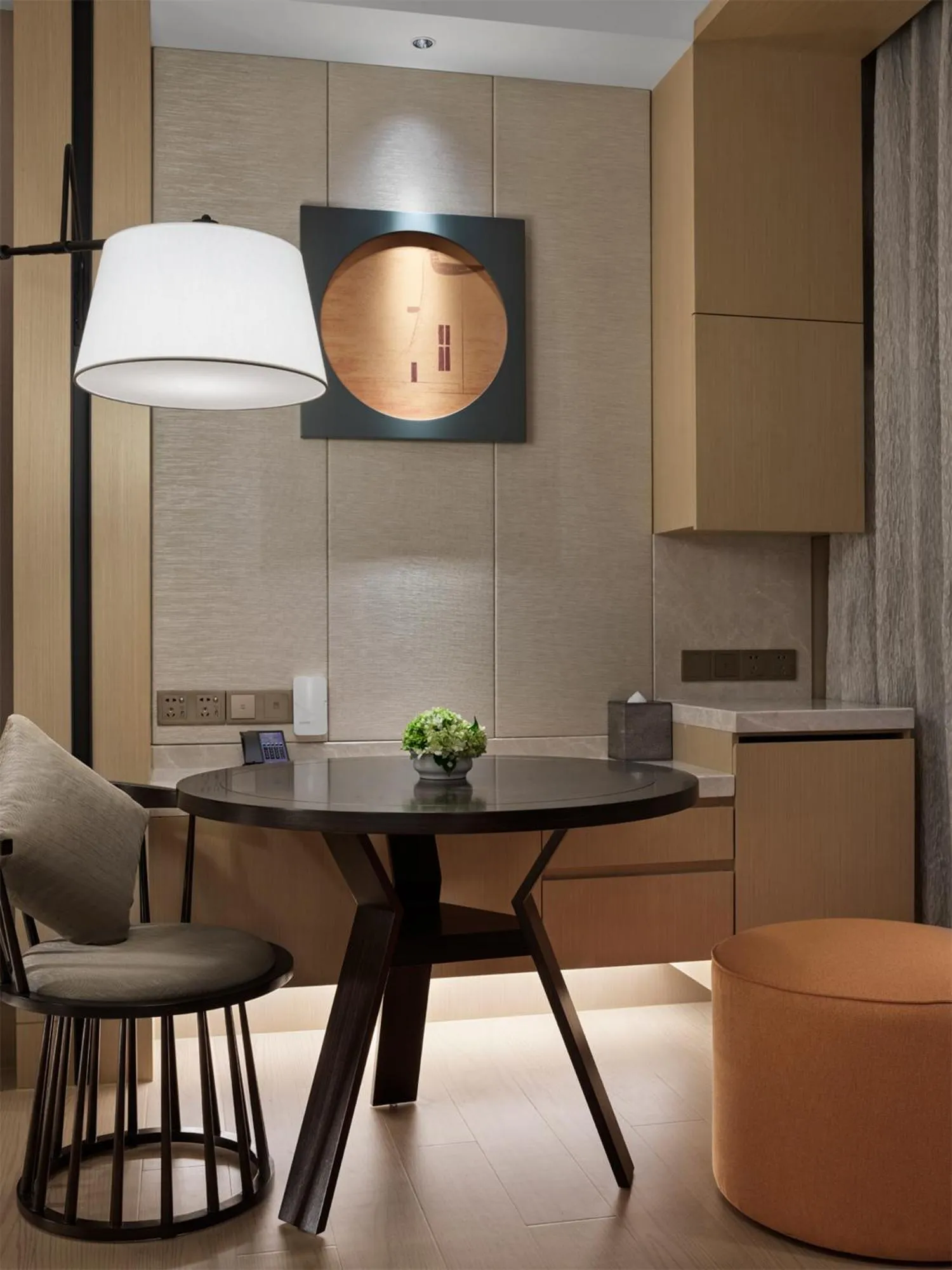 Decorative detail in Hilton Shanghai Songjiang Guangfulin