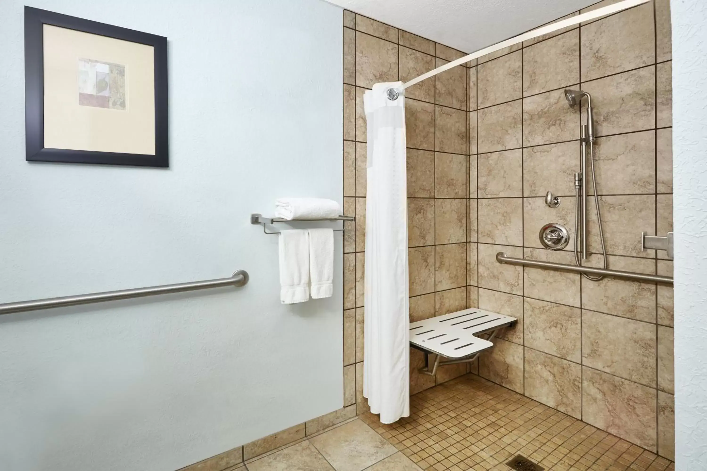 Bathroom in Holiday Inn Express Pekin - Peoria Area, an IHG Hotel