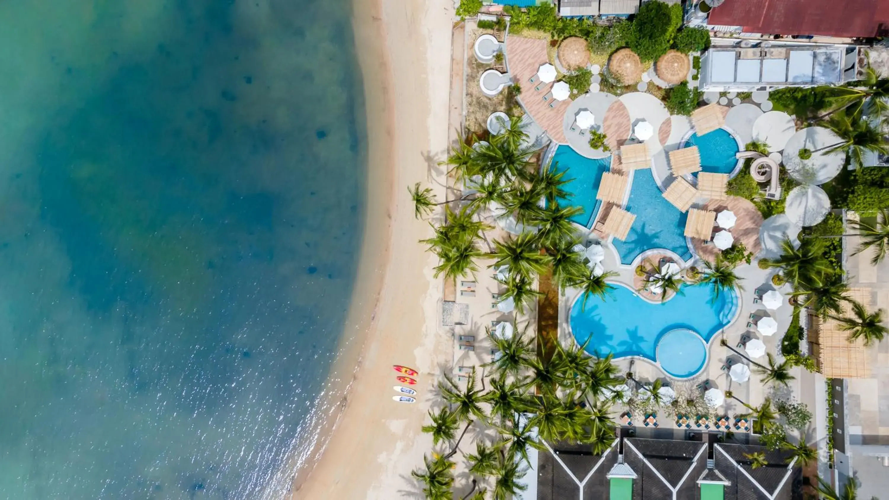 Property building, Bird's-eye View in Outrigger Koh Samui Beach Resort - SHA Extra Plus