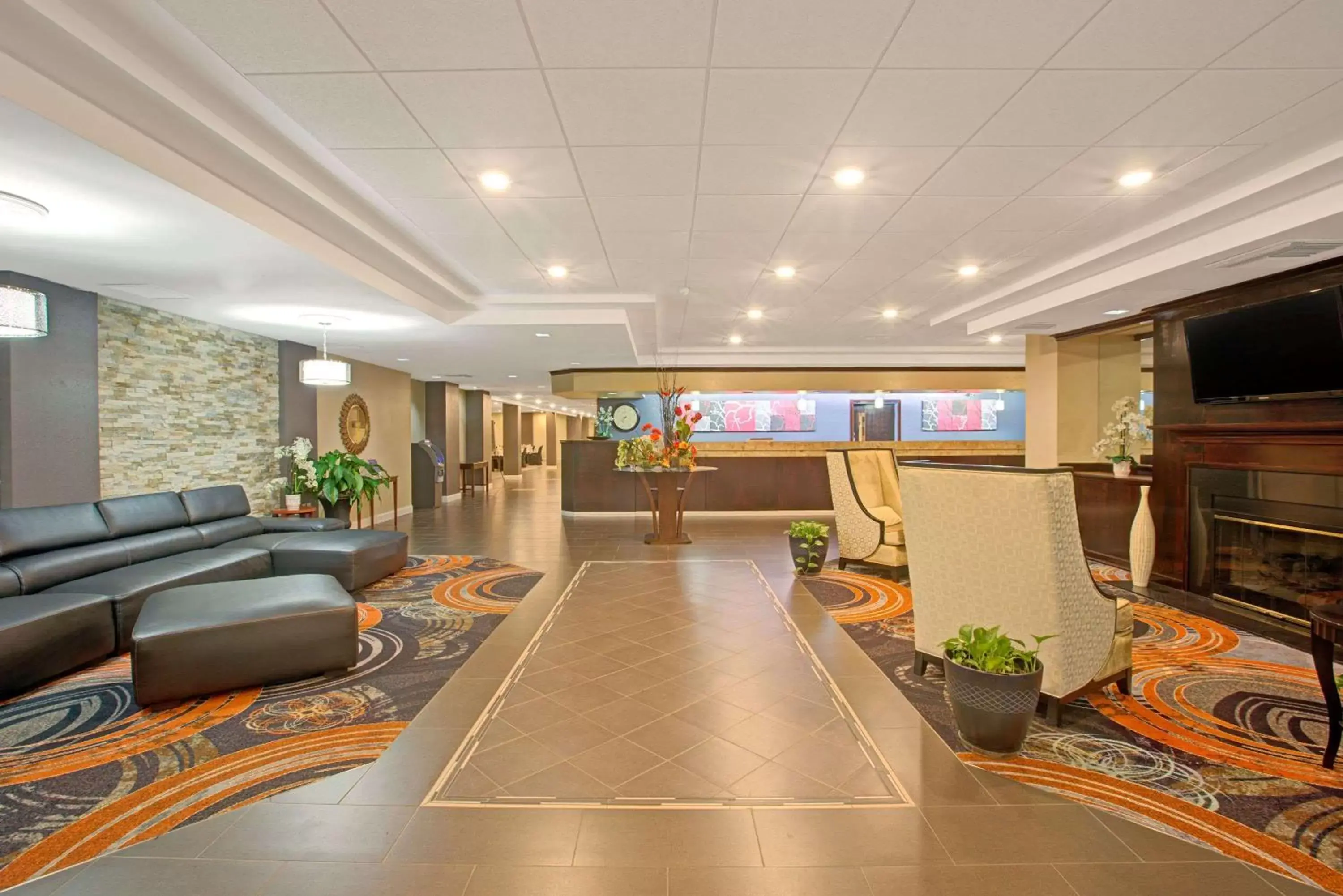Lobby or reception, Lobby/Reception in Ramada Plaza by Wyndham Charlotte South End Airport