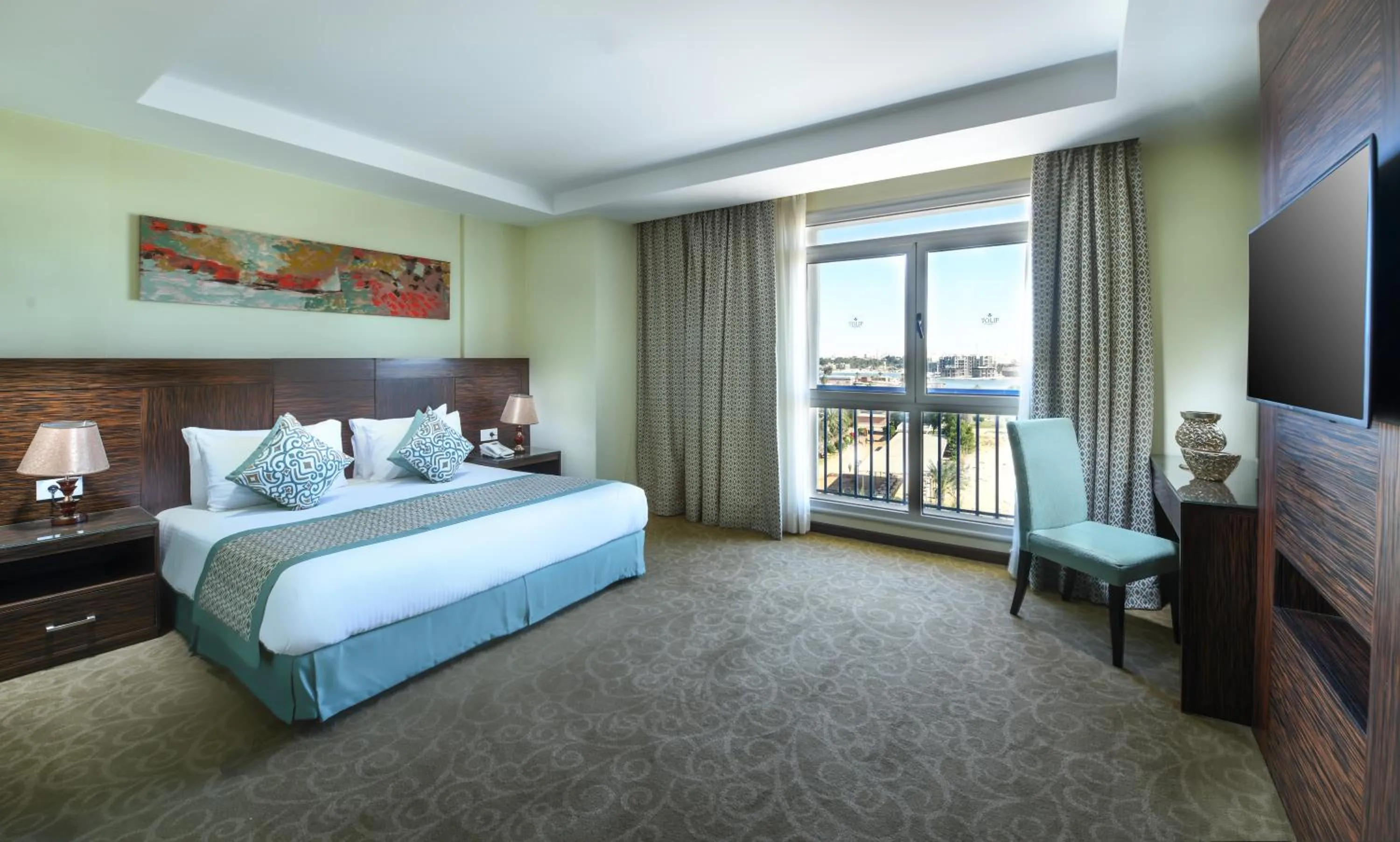 Bed in Tolip El Forsan Hotel