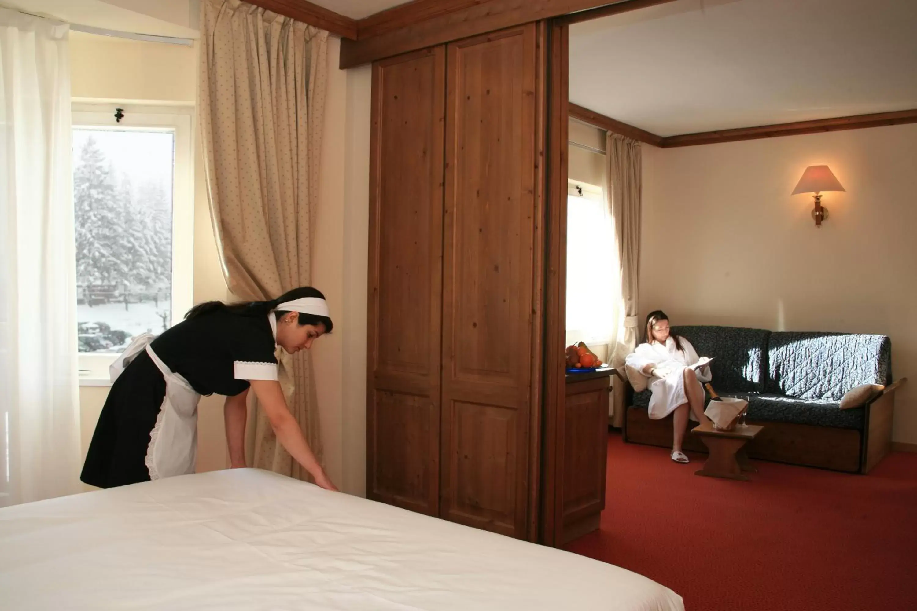 Staff in Hotel Alaska Cortina