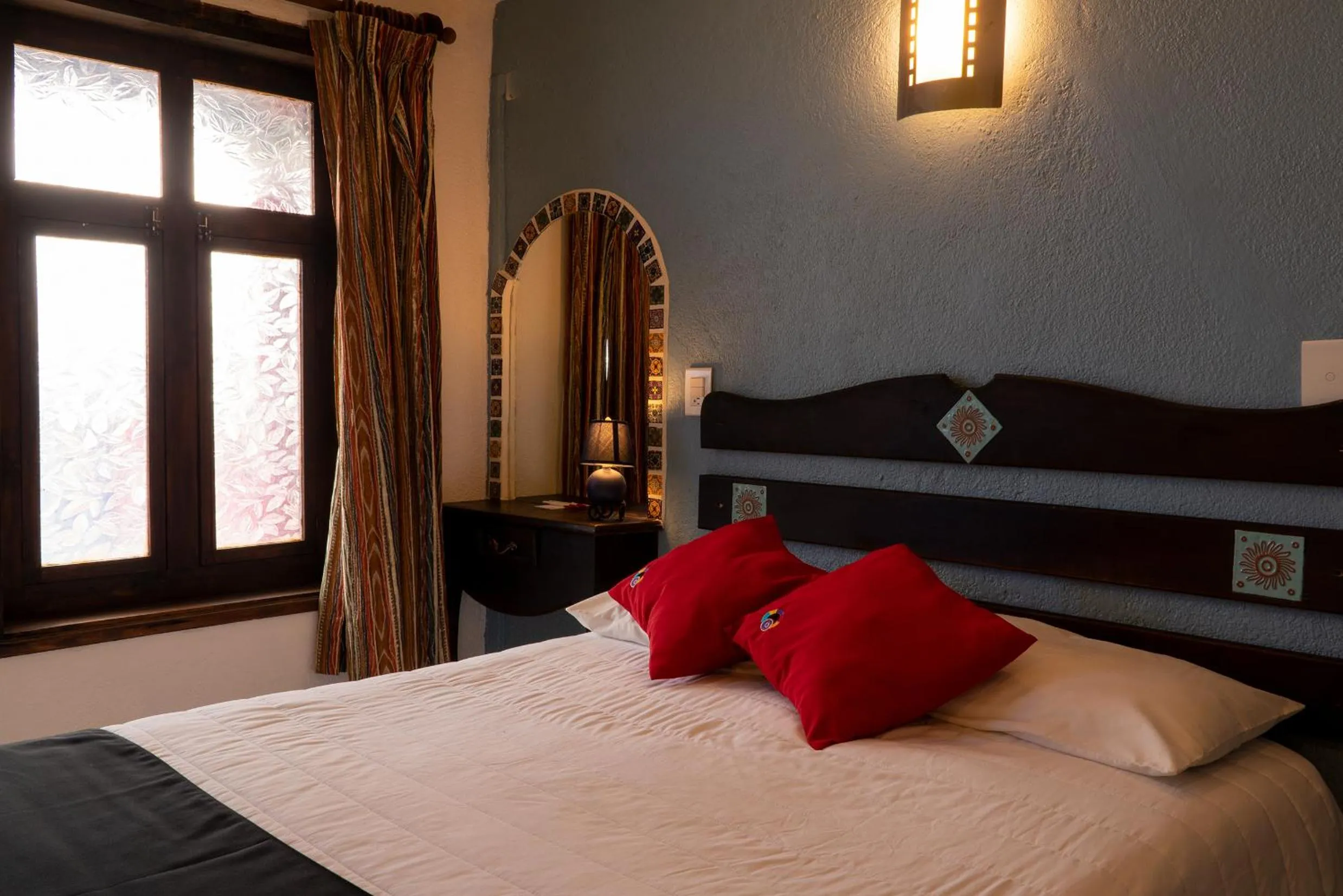 Bed in Hotel Tepeyac