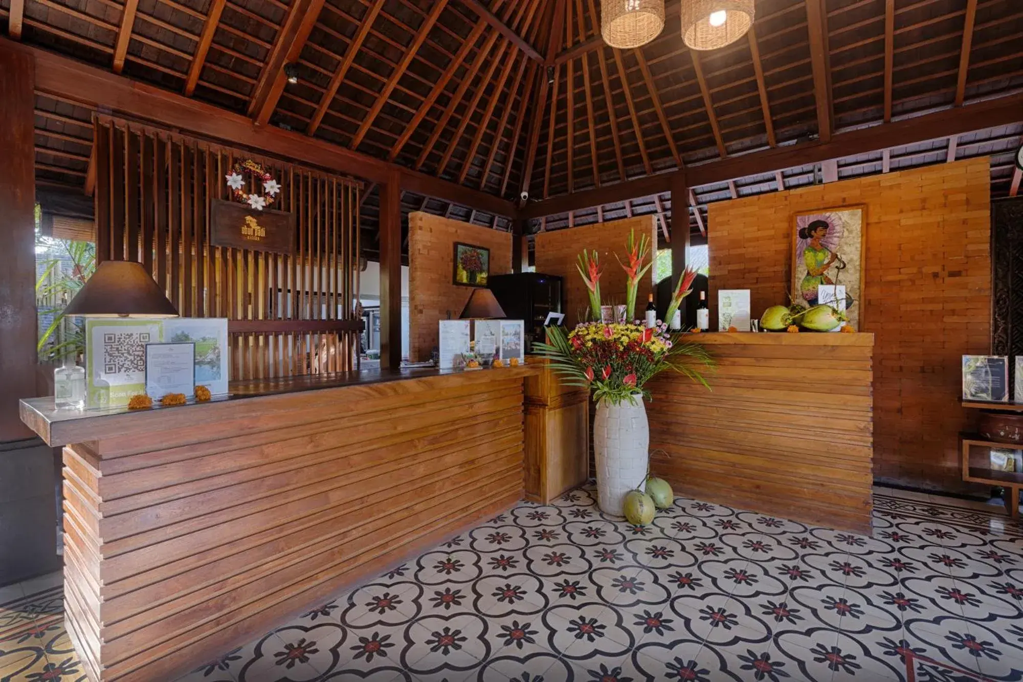 Lobby or reception in Ubud Padi Villas