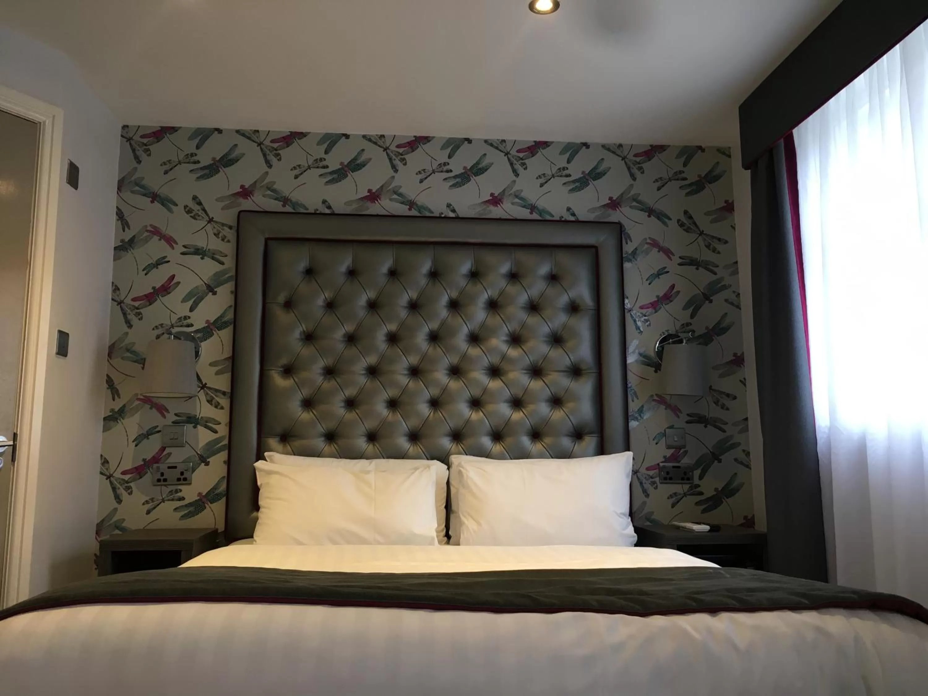 Bed in The Eaton Townhouse