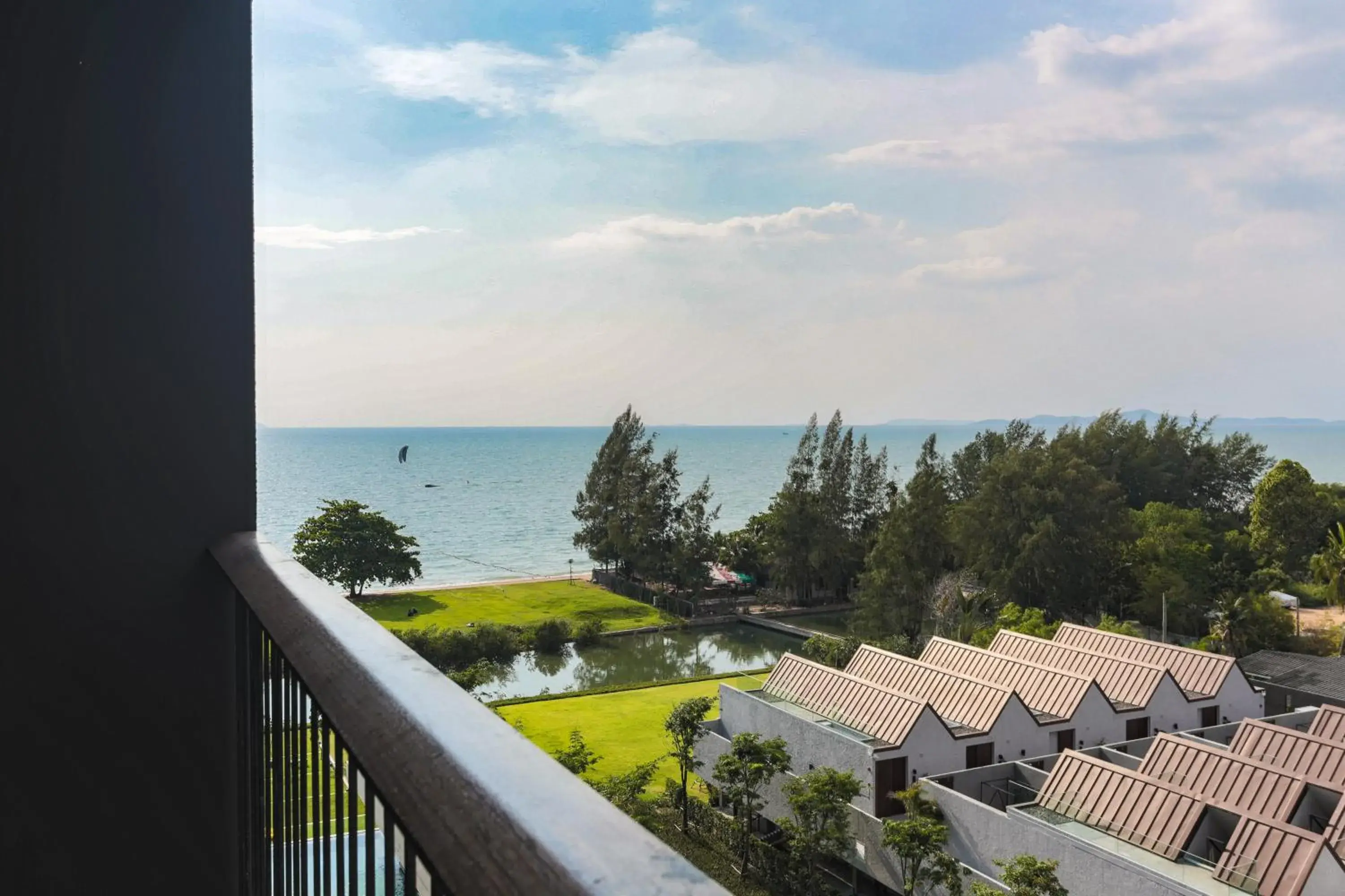 Balcony/Terrace, Sea View in Ana Anan Resort & Villas Pattaya