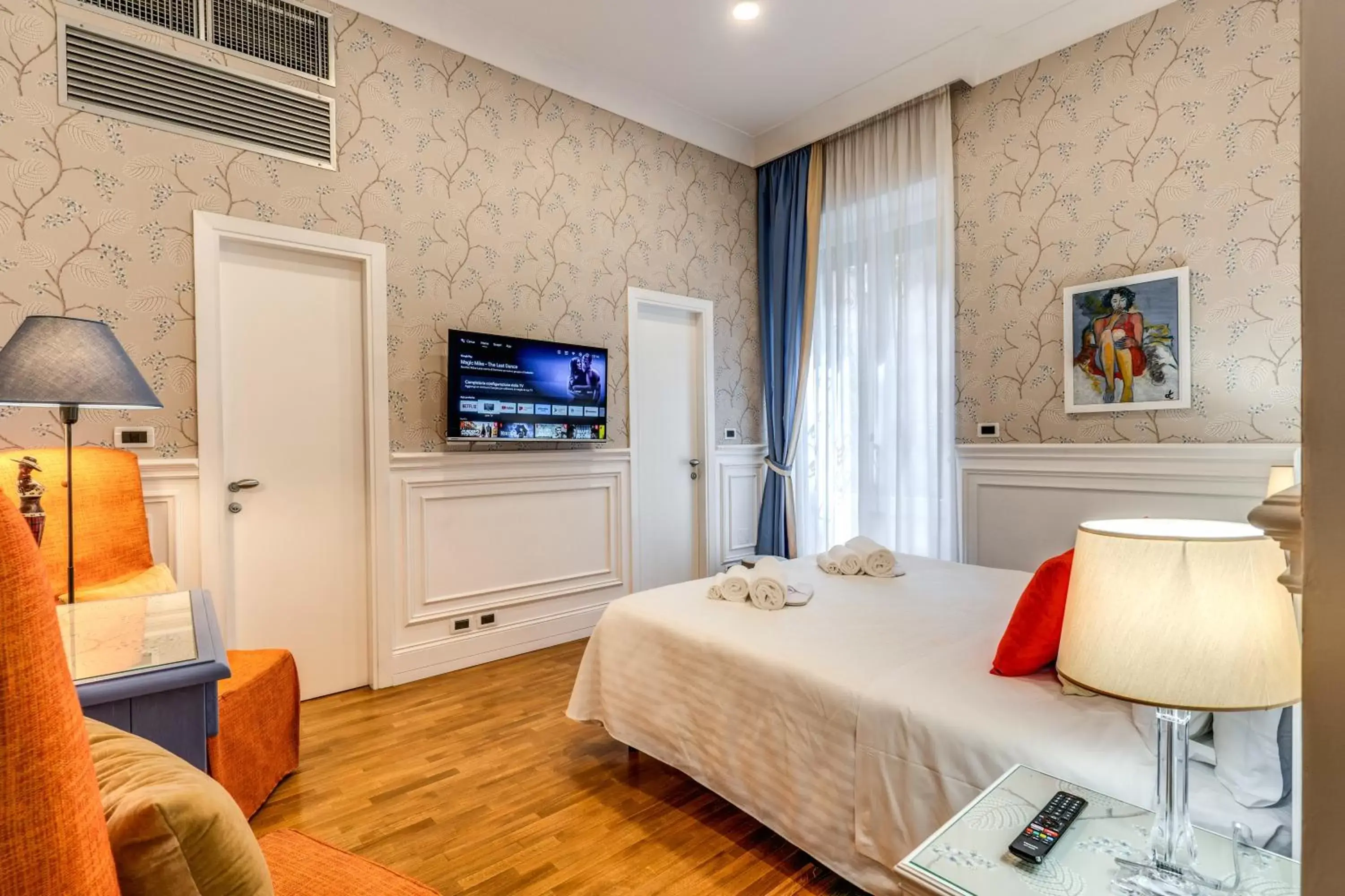 Bedroom, Bed in Mangili Garden Hotel