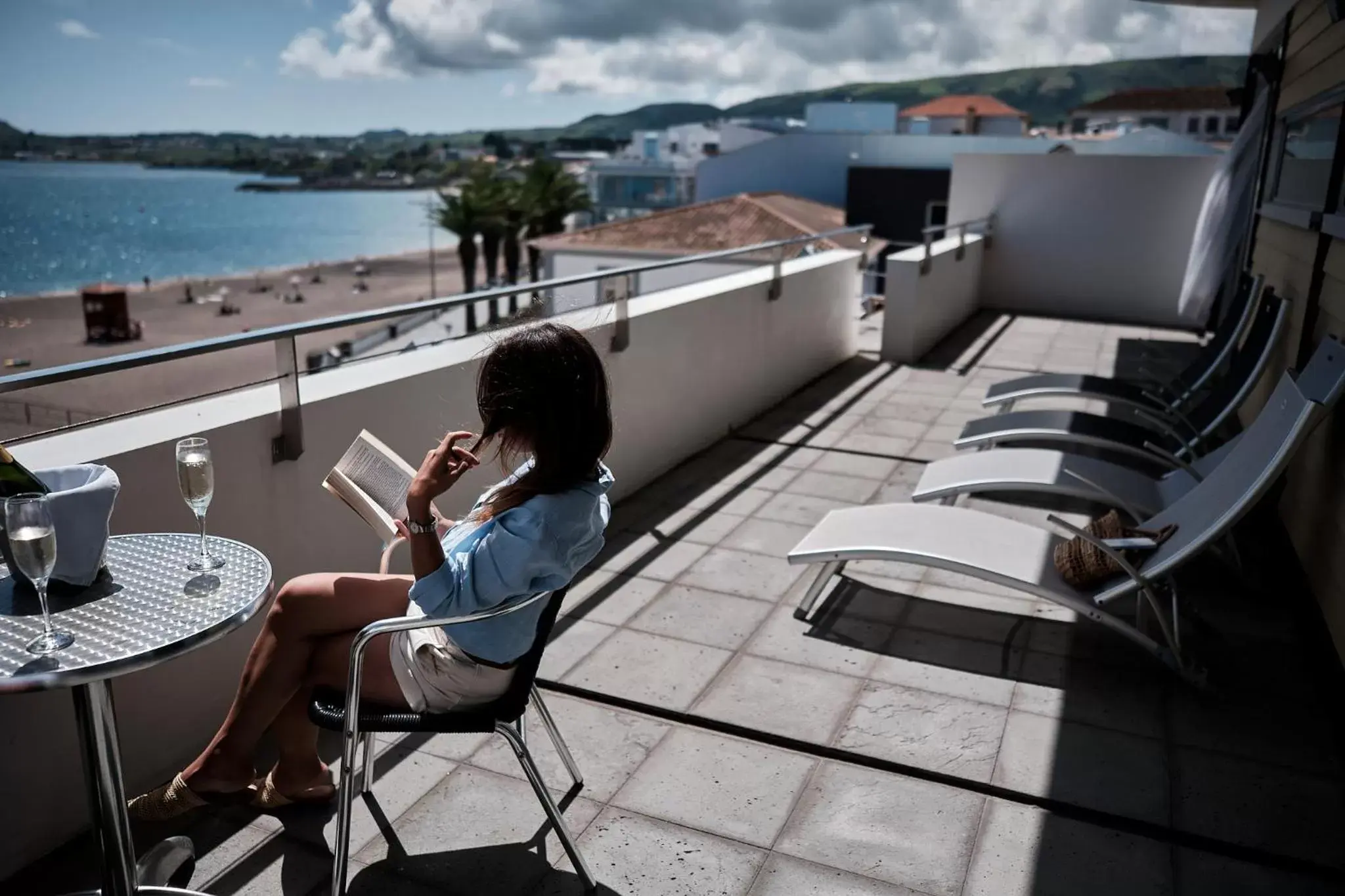 Patio in Hotel Praia Marina by RIDAN Hotels