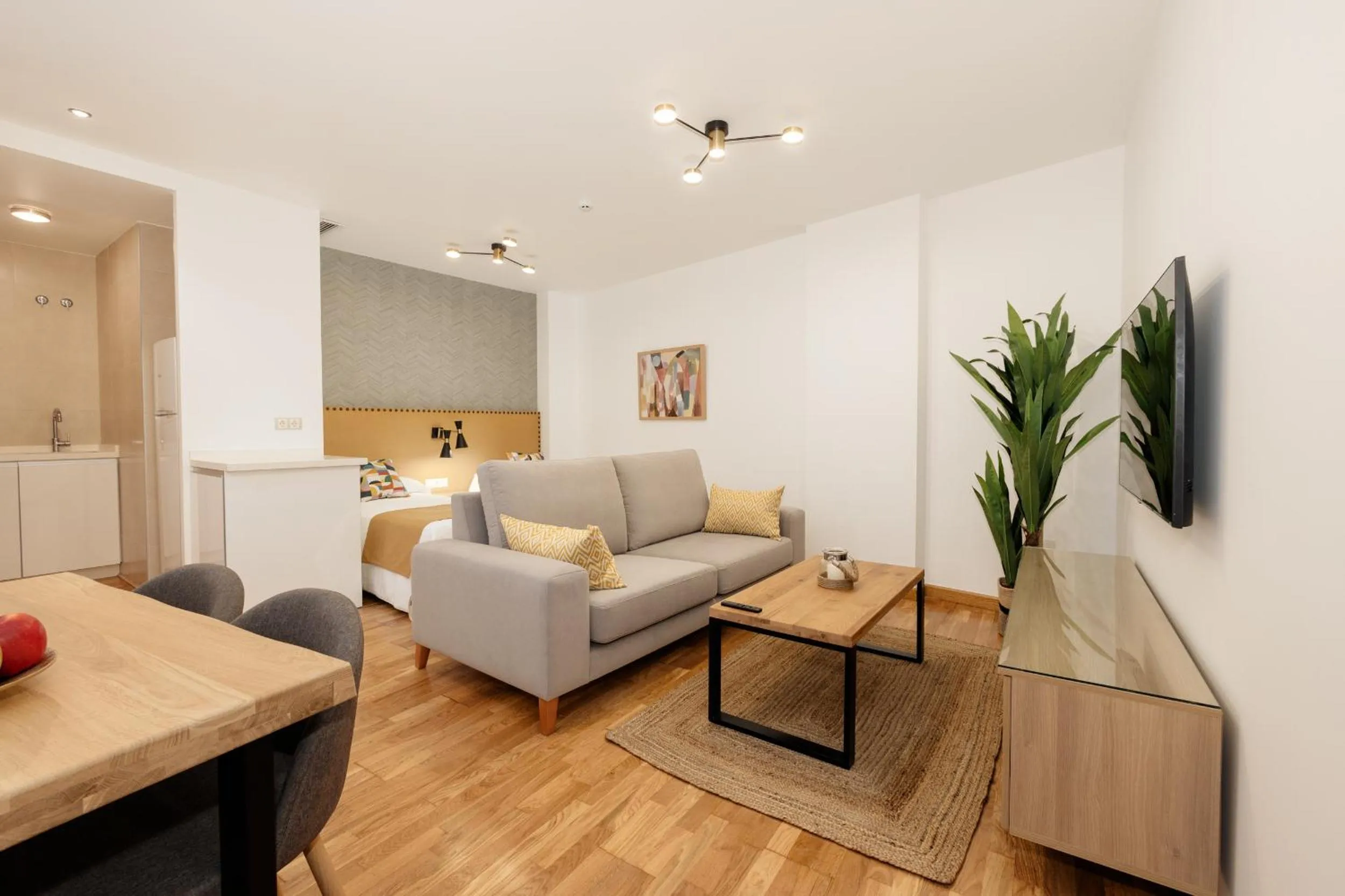 Bed in Apartamentos Debambú