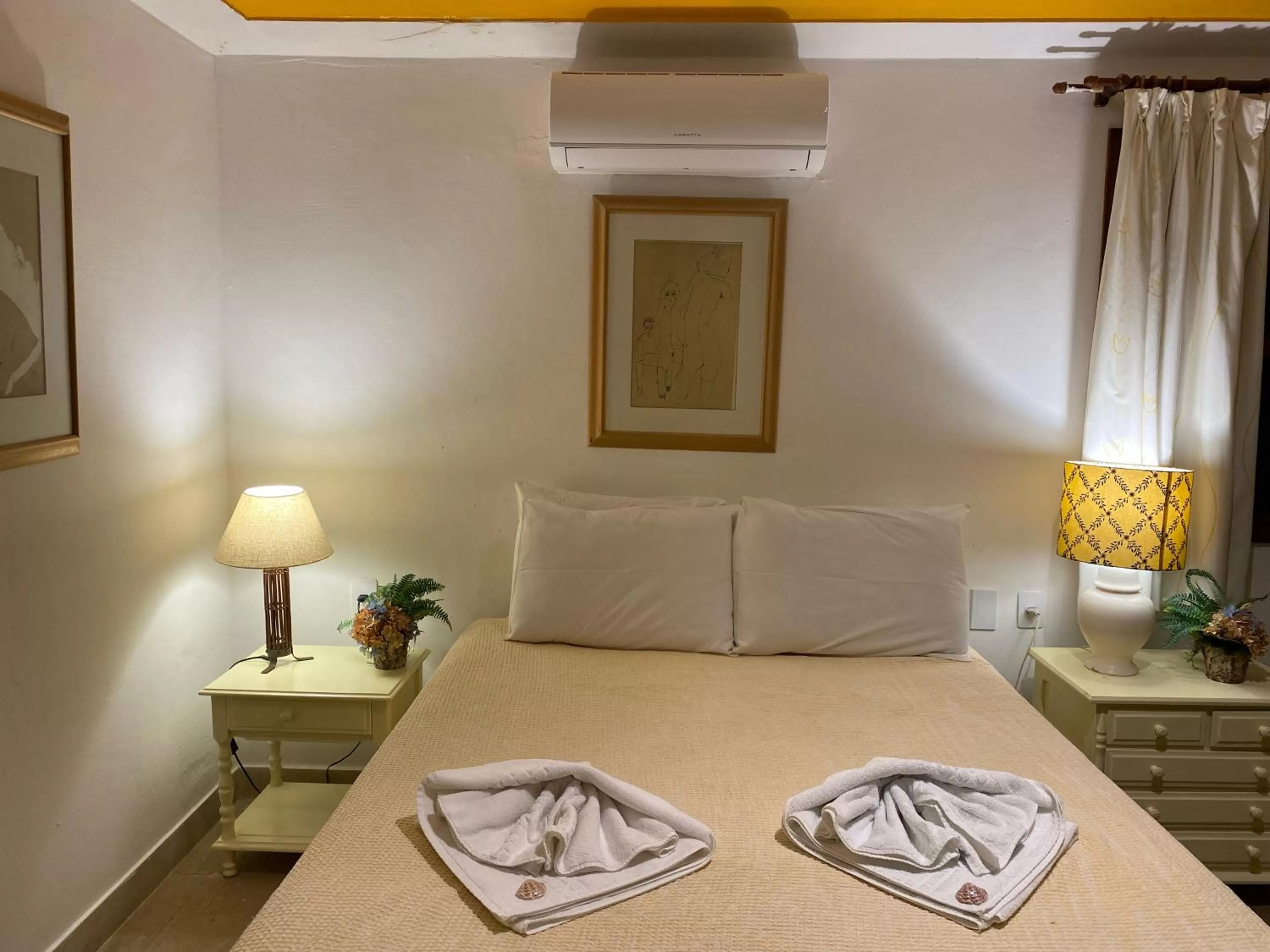 Bed in Pousada Blanca Mar