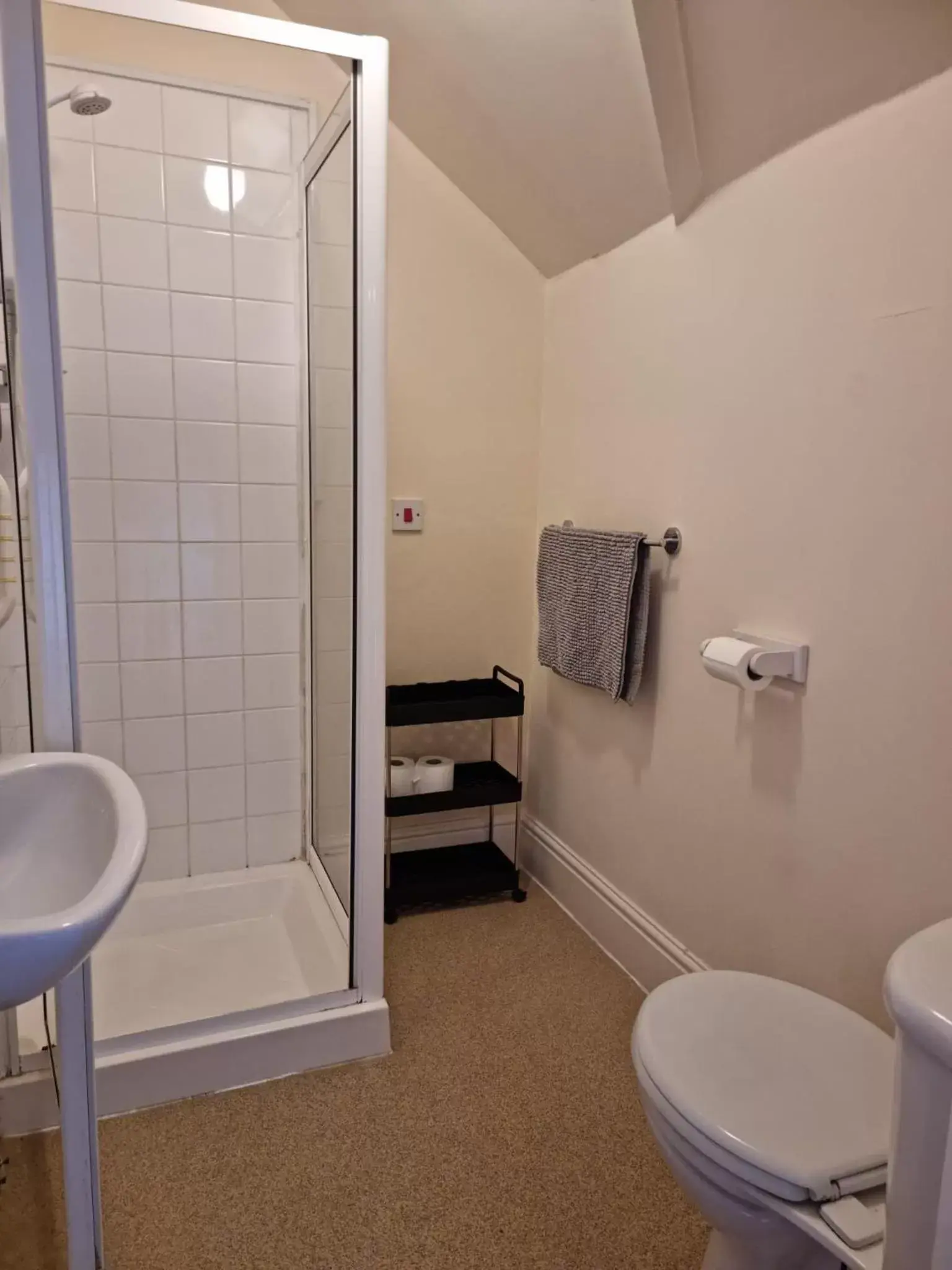 Shower, Bathroom in The Three Horseshoes East Worldham