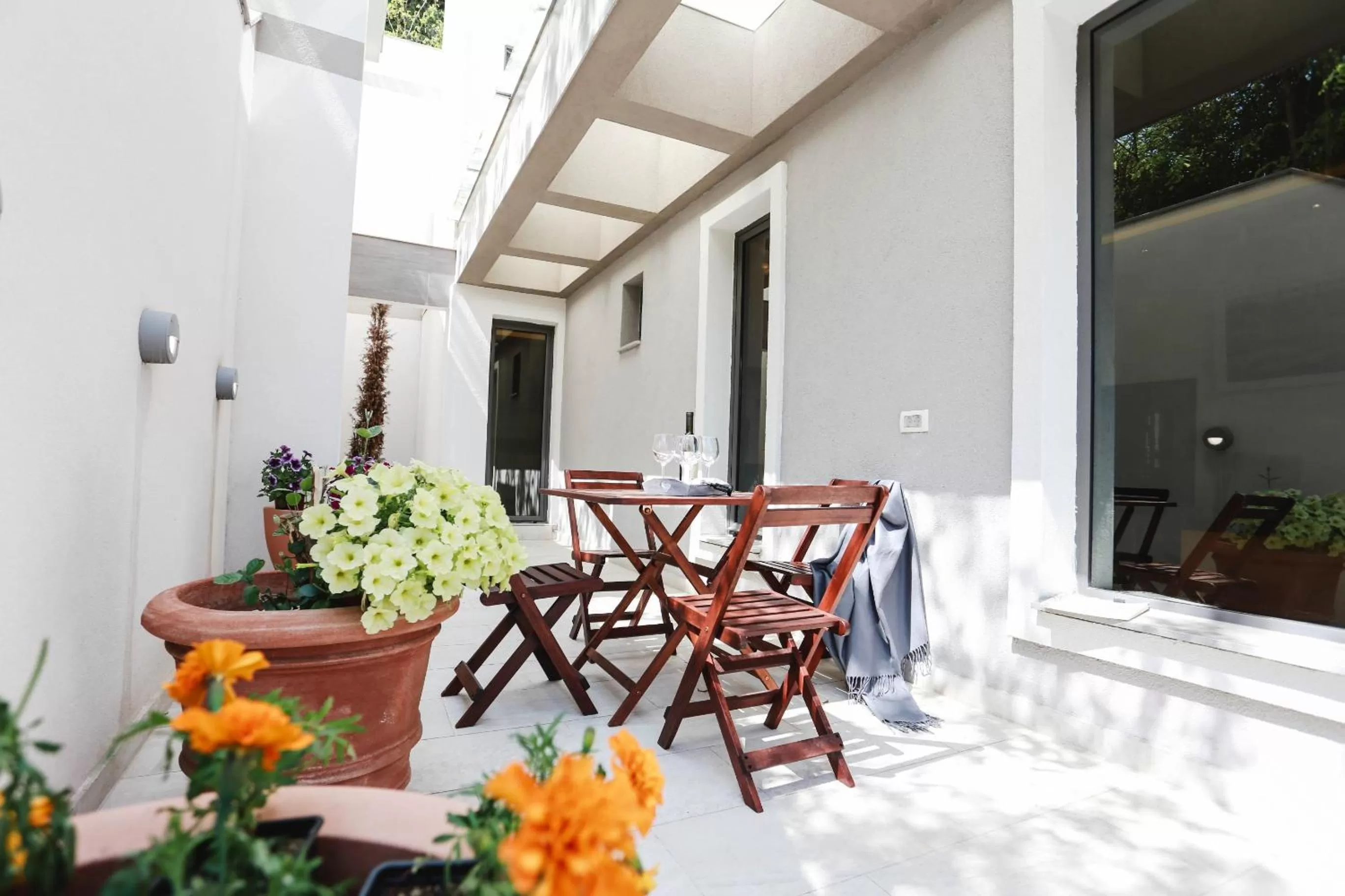 Balcony/Terrace in Garni Hotel Arka