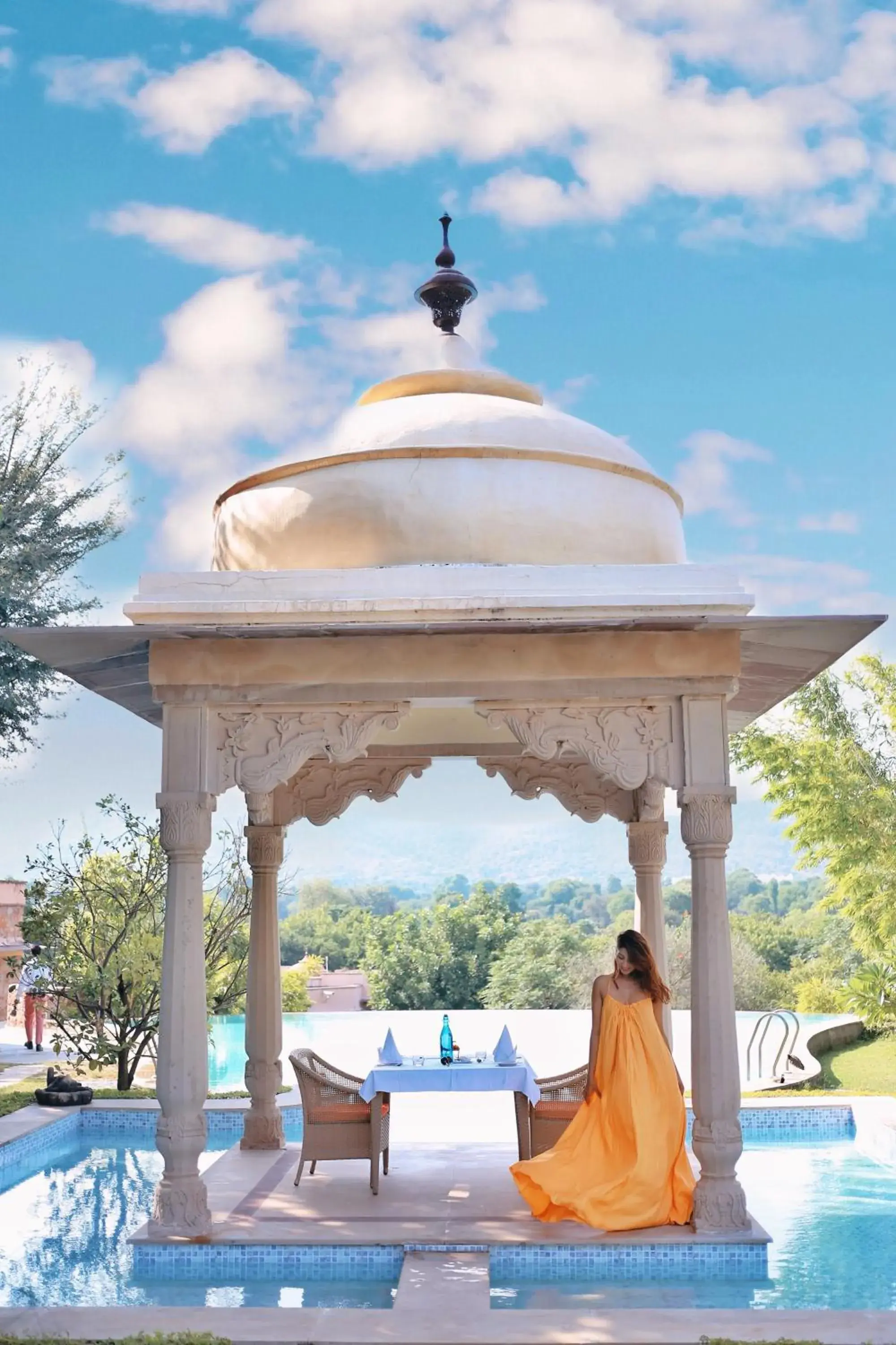 Swimming pool in Tree of Life Resort & Spa Jaipur Swimming pool in Tree of Life Resort & Spa Jaipur