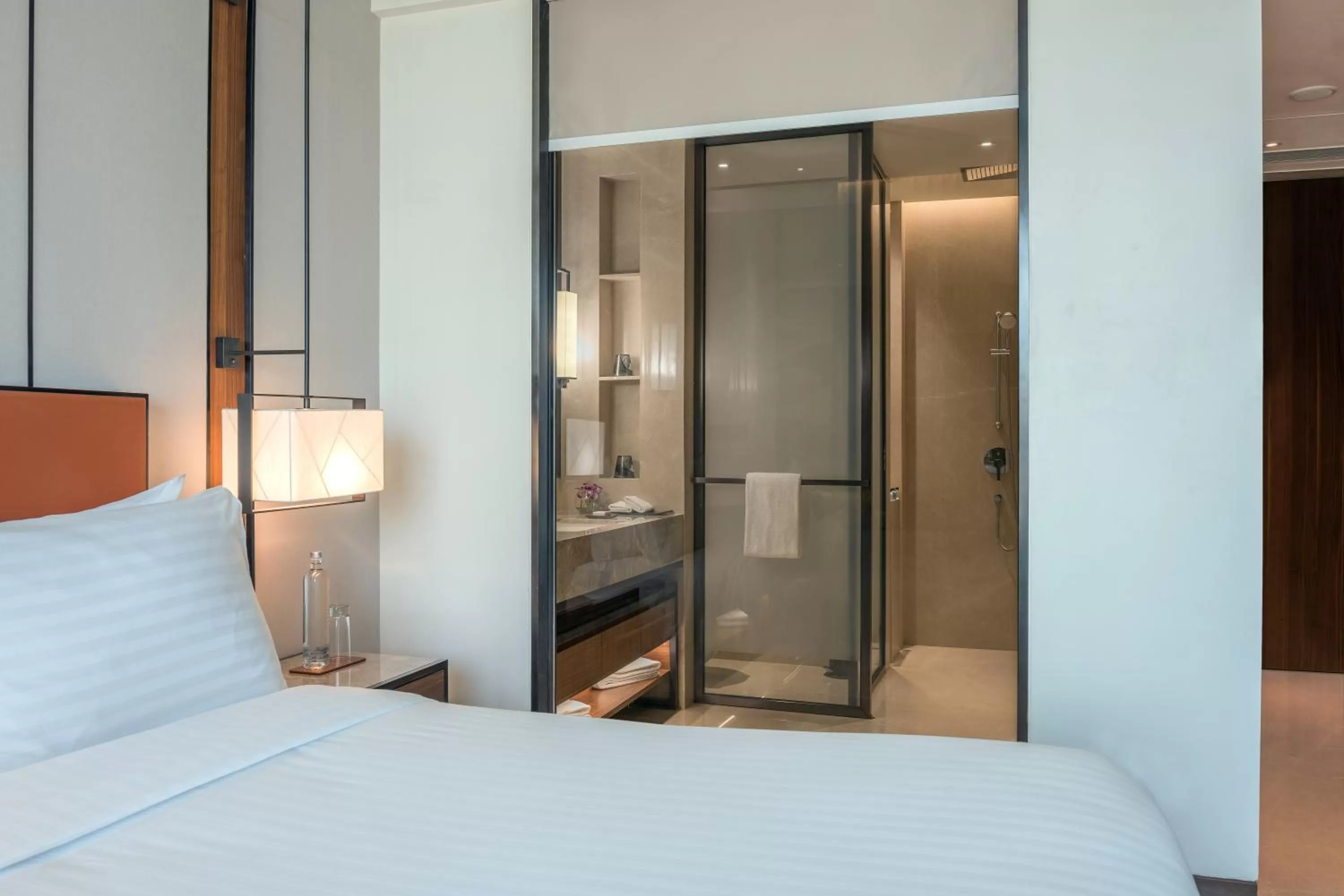 Bathroom, Bed in Radisson Blu Hotel & Spa, Nashik