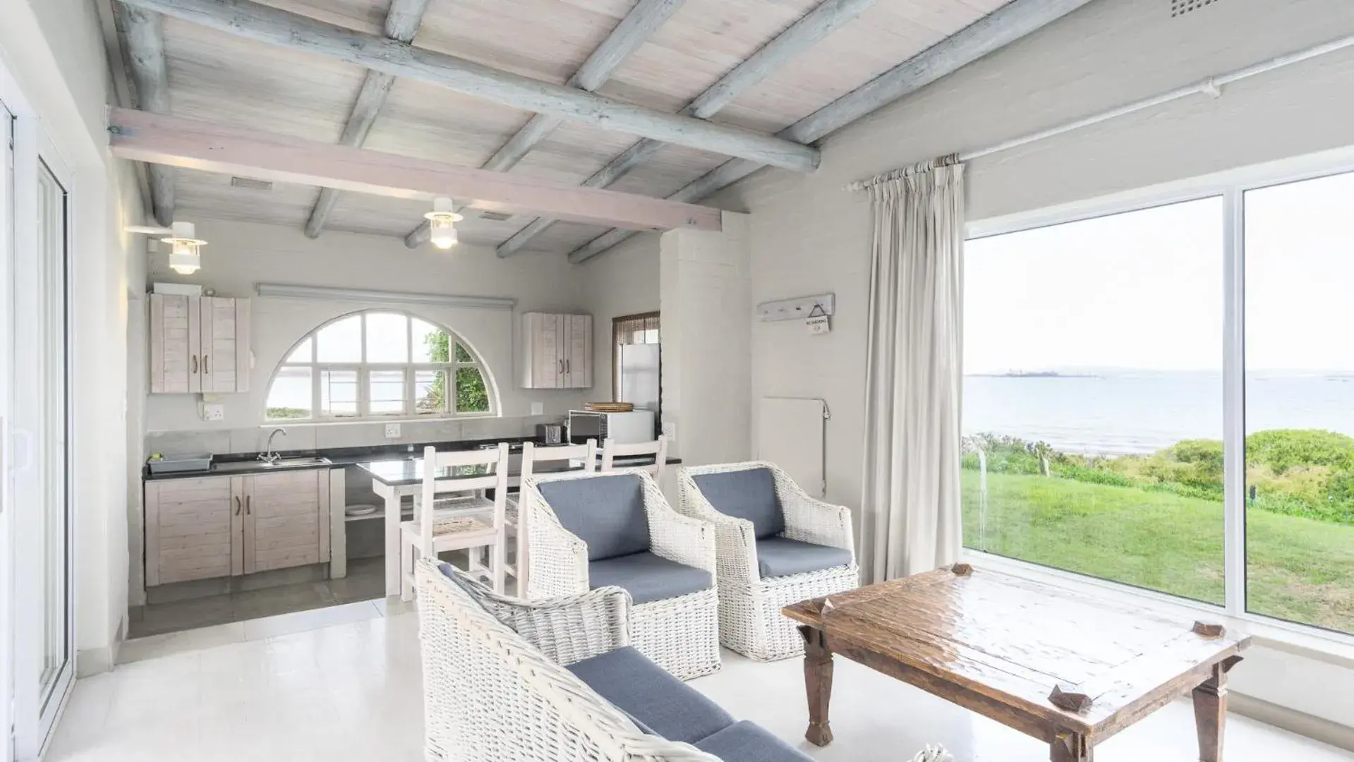 Living room, Dining Area in Blue Bay Lodge