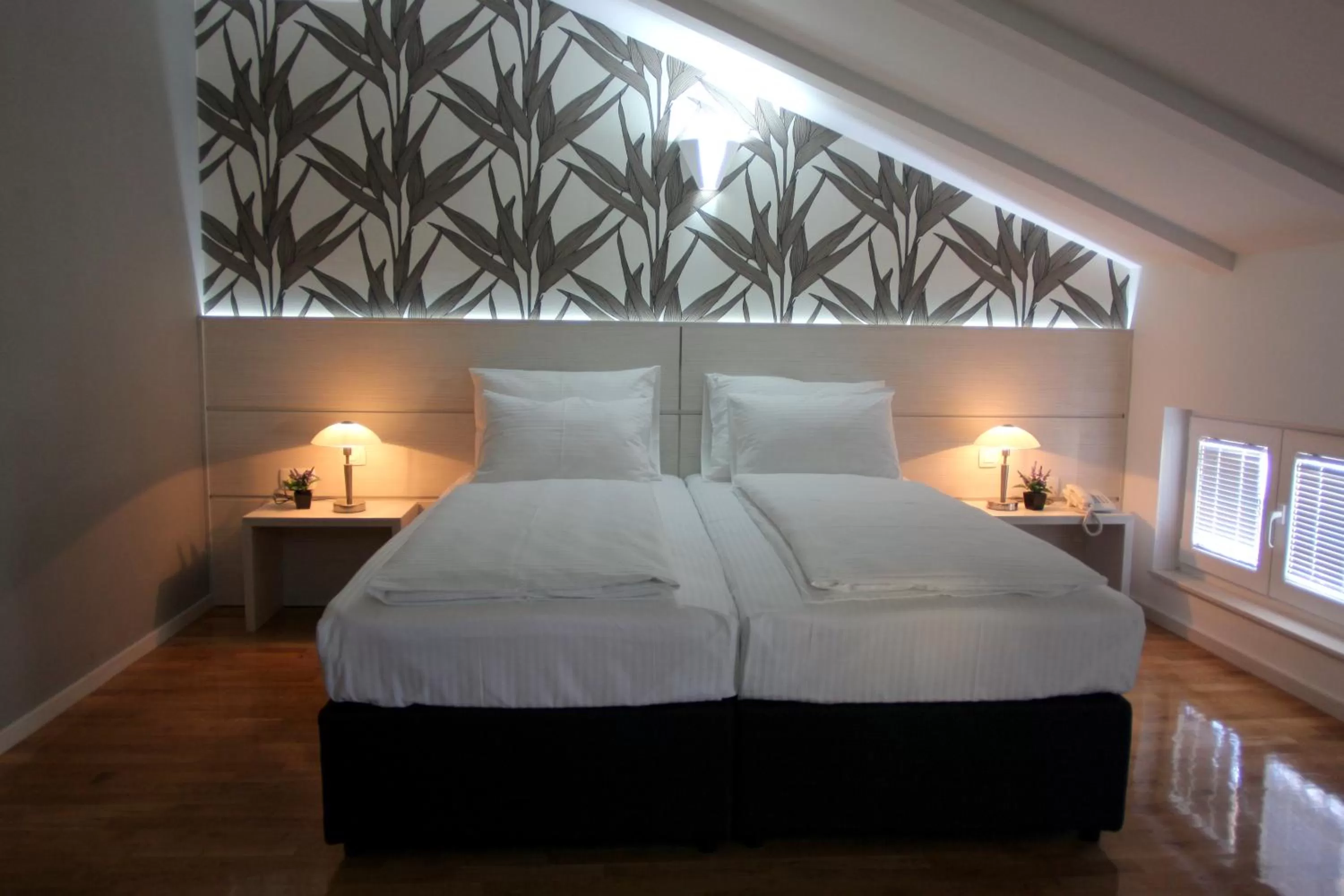 Bed in Hotel Villa Milas