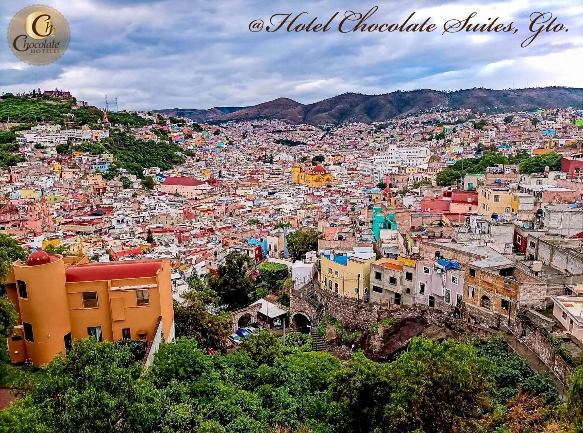 Day, Bird's-eye View in Hotel Chocolate Suites