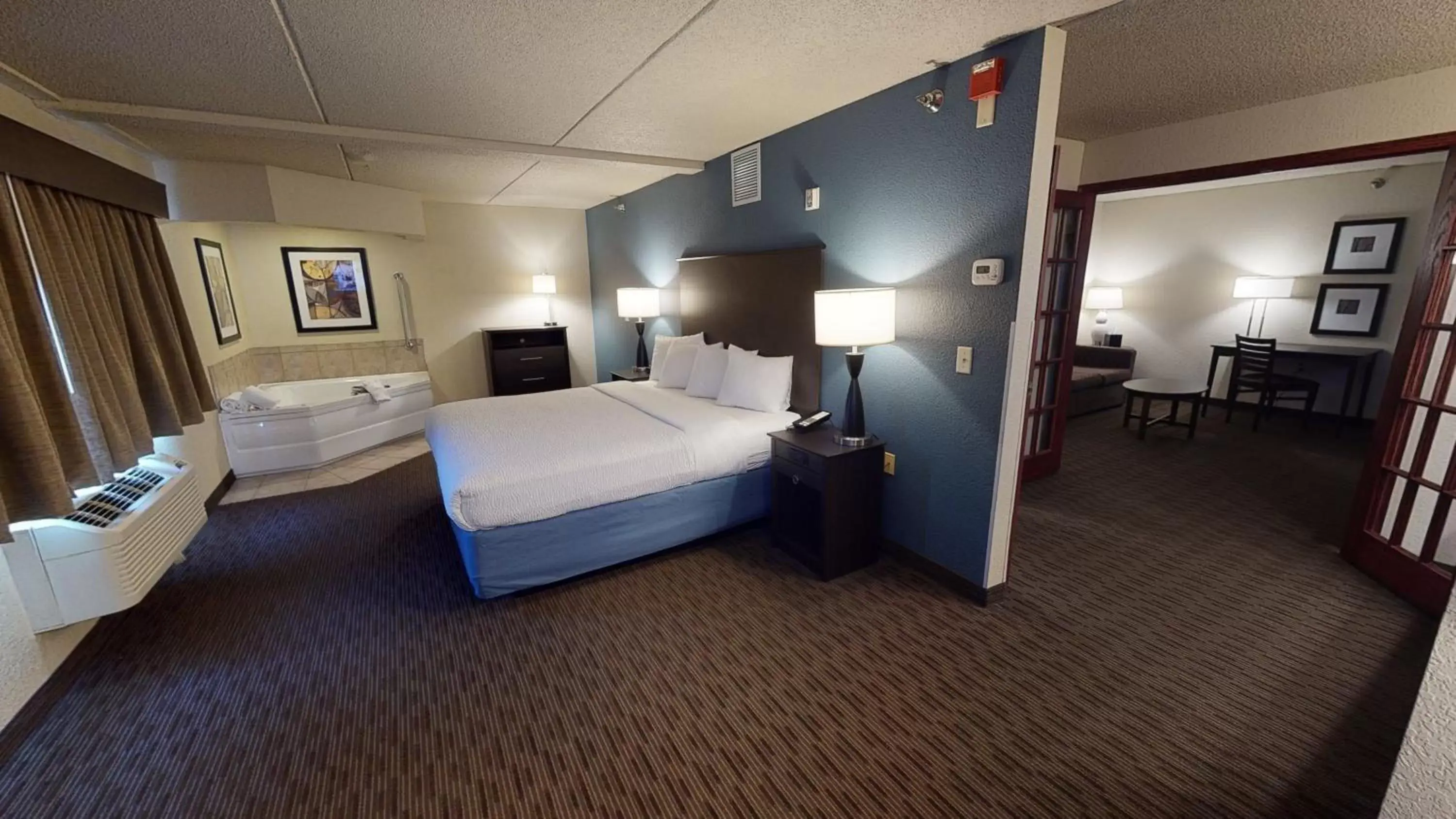 Swimming pool, Bed in AmericInn by Wyndham Mounds View Minneapolis