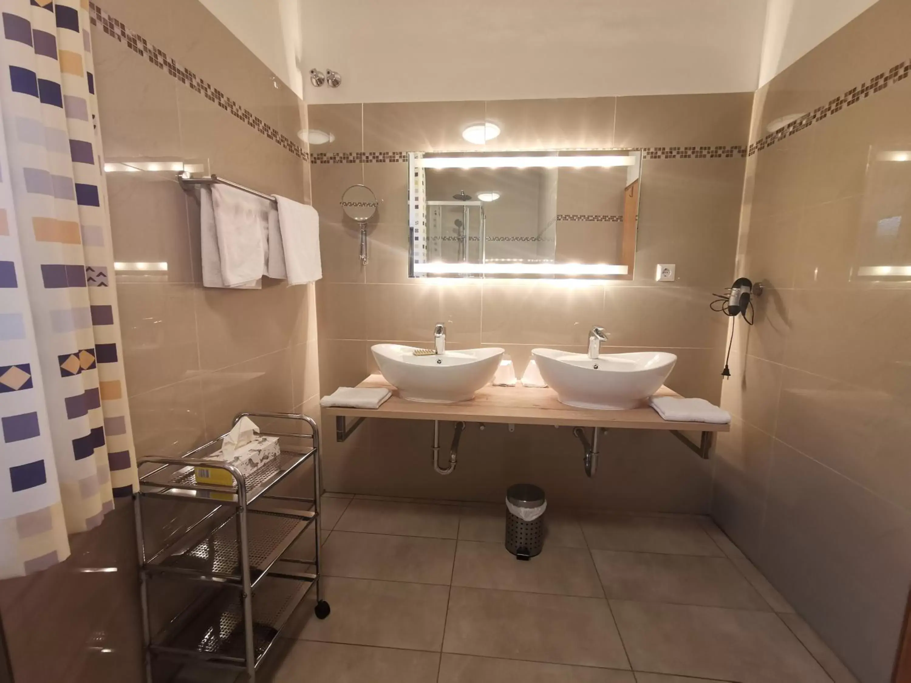 Bathroom in Haus am Kurpark Hotel Garni