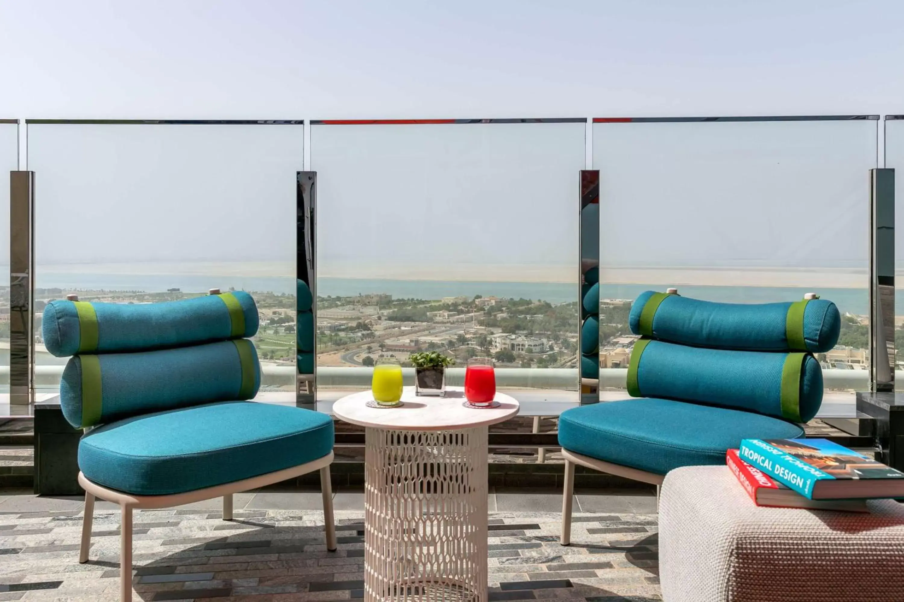 Patio in Andaz Capital Gate Abu Dhabi - a concept by Hyatt