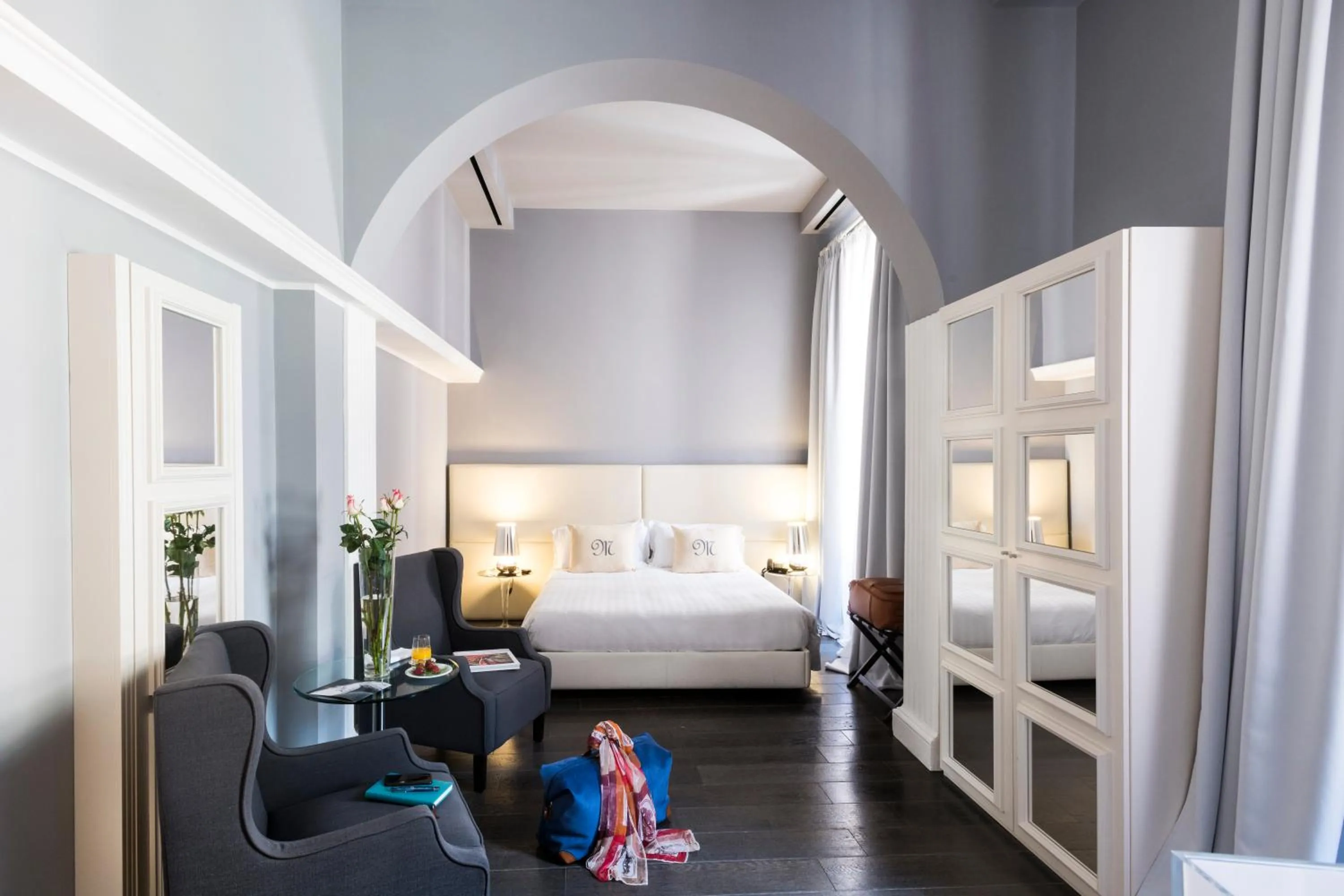 Bed in Hotel Metropole Taormina