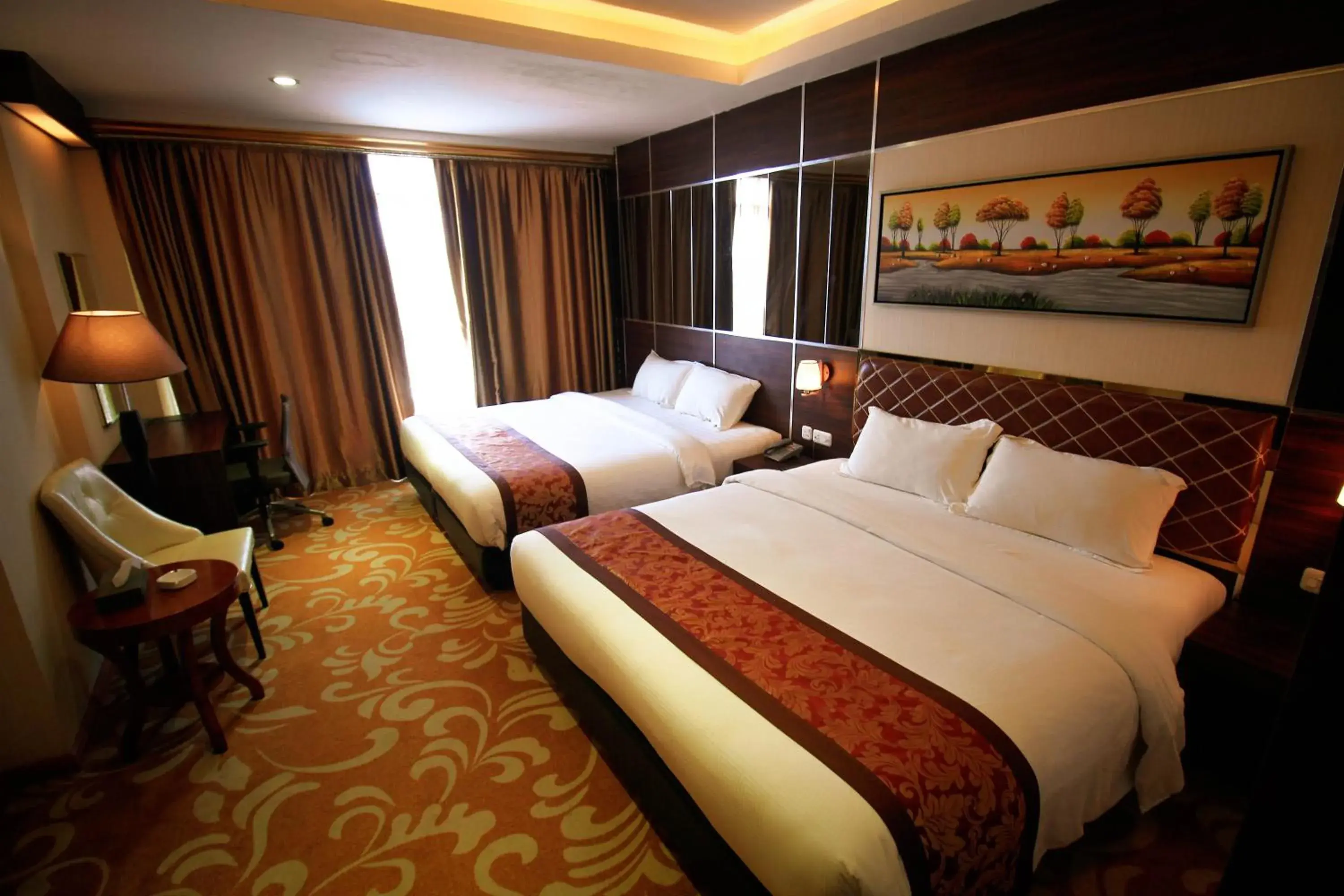 Bed in Batam City Hotel