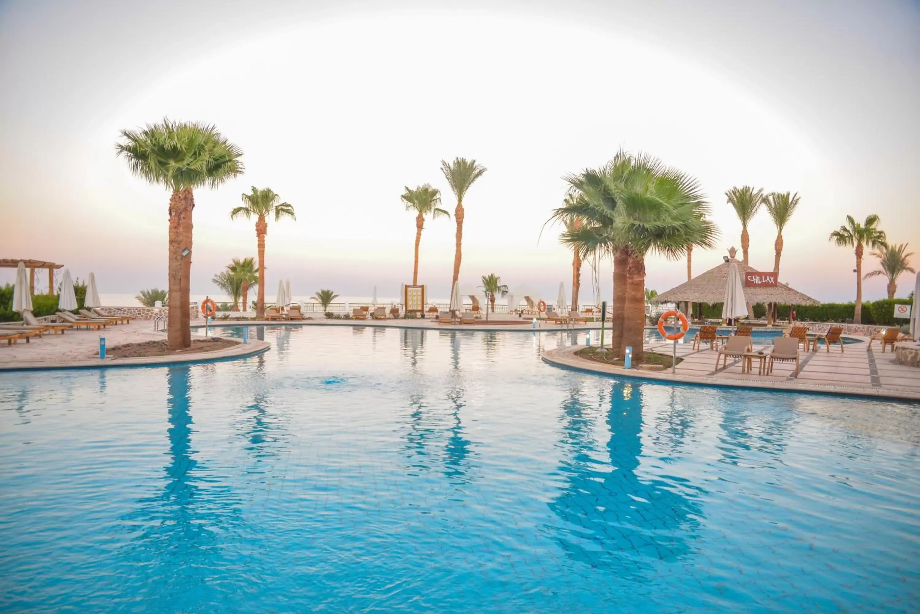 Pool view in Safir Sharm Waterfalls Resort Pool view in Safir Sharm Waterfalls Resort